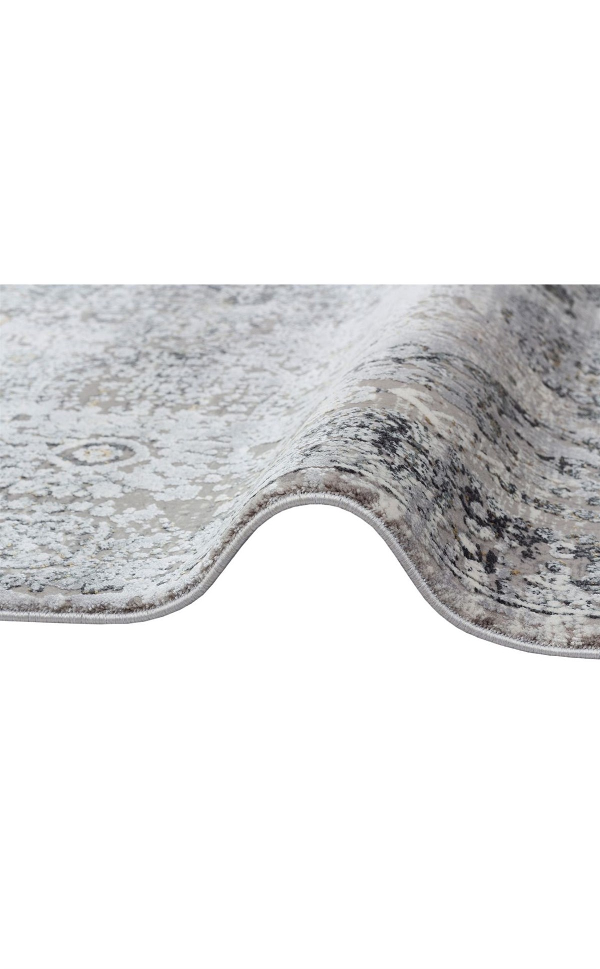 FRESCO FS 09 CREAM GREY XW  Yüksek Alçak Dokulu Özel Işıltılı Yüksek Kaliteli Sık Dokuma Modern Salon Halısı