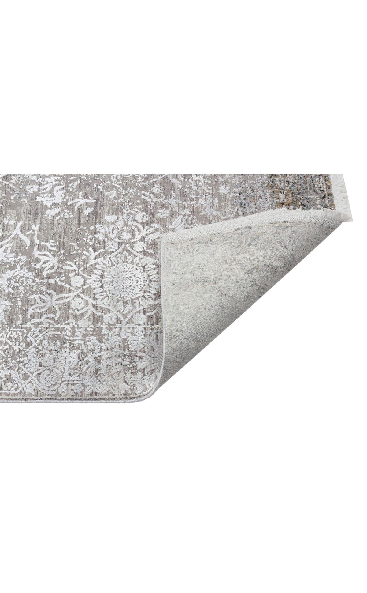 FRESCO FS 10 CREAM GREY XW  Yüksek Alçak Dokulu Özel Işıltılı Yüksek Kaliteli Sık Dokuma Modern Salon Halısı