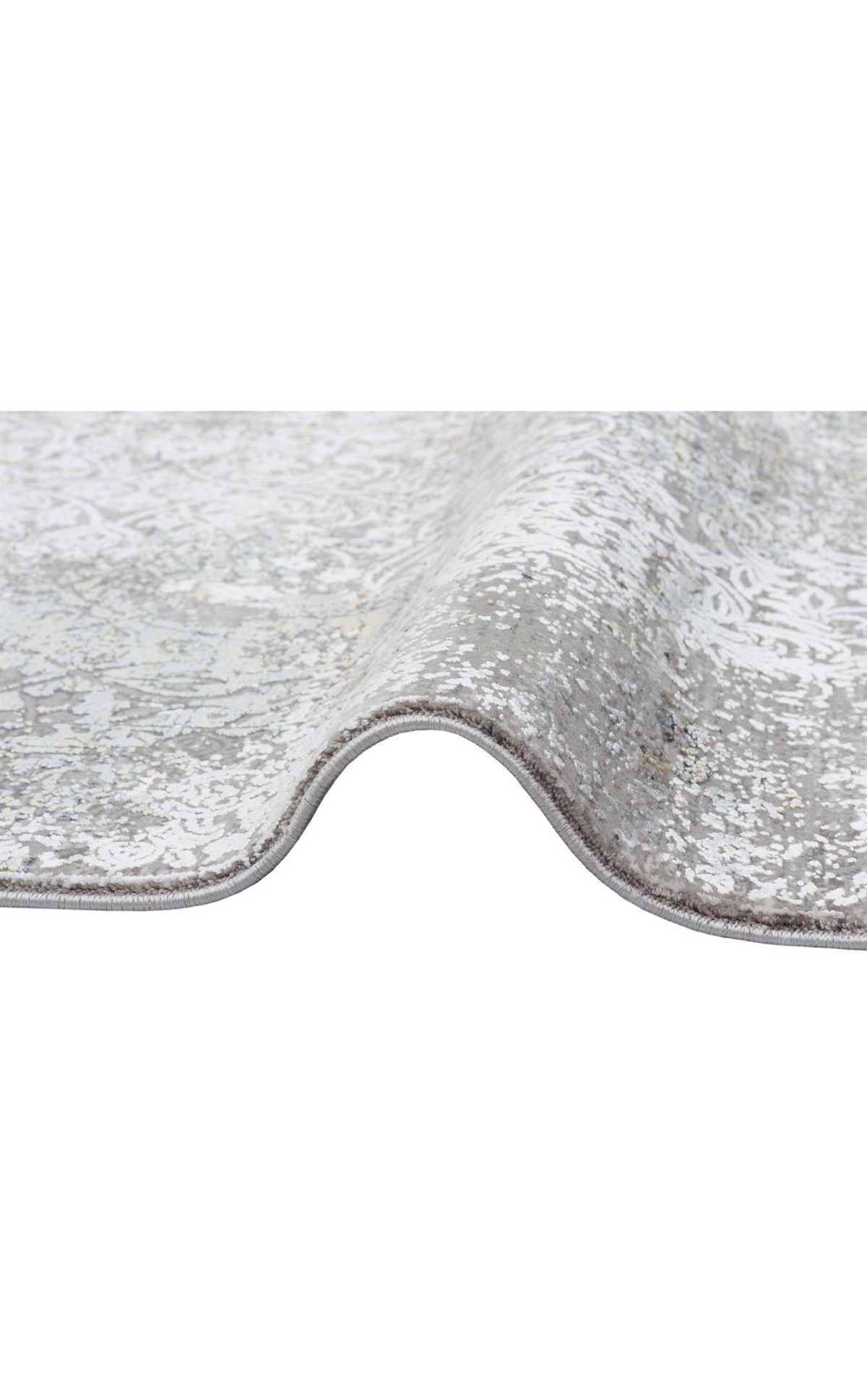 FRESCO FS 10 CREAM GREY XW  Yüksek Alçak Dokulu Özel Işıltılı Yüksek Kaliteli Sık Dokuma Modern Salon Halısı