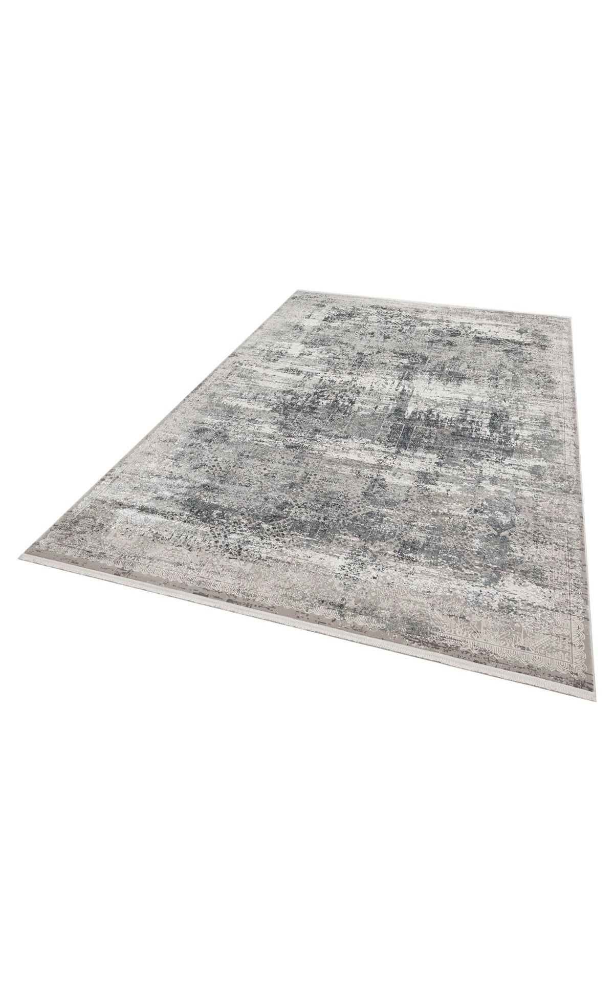 FRESCO FS 14 CREAM GREY XW  Yüksek Alçak Dokulu Özel Işıltılı Yüksek Kaliteli Sık Dokuma Modern Salon Halısı