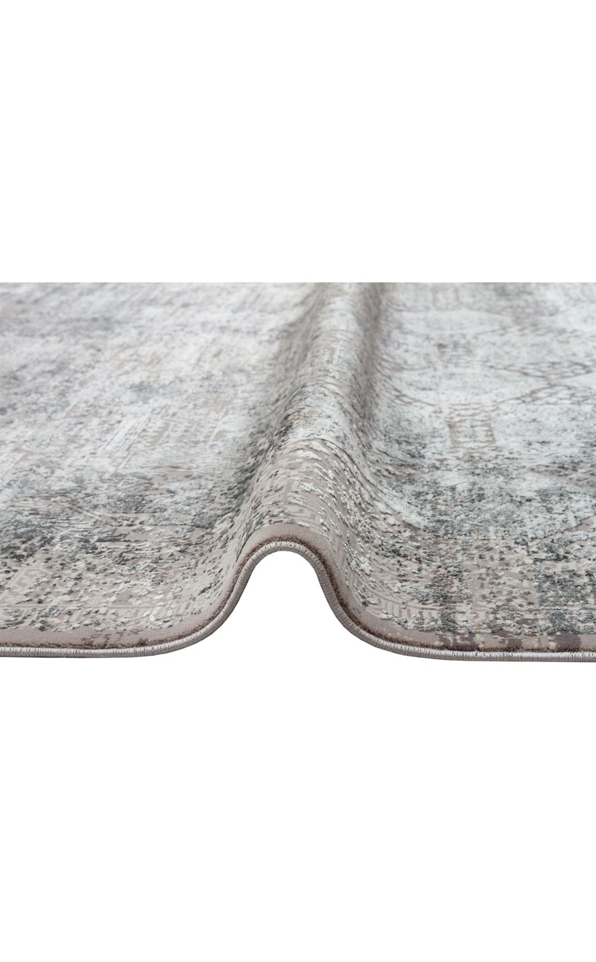 FRESCO FS 14 CREAM GREY XW  Yüksek Alçak Dokulu Özel Işıltılı Yüksek Kaliteli Sık Dokuma Modern Salon Halısı