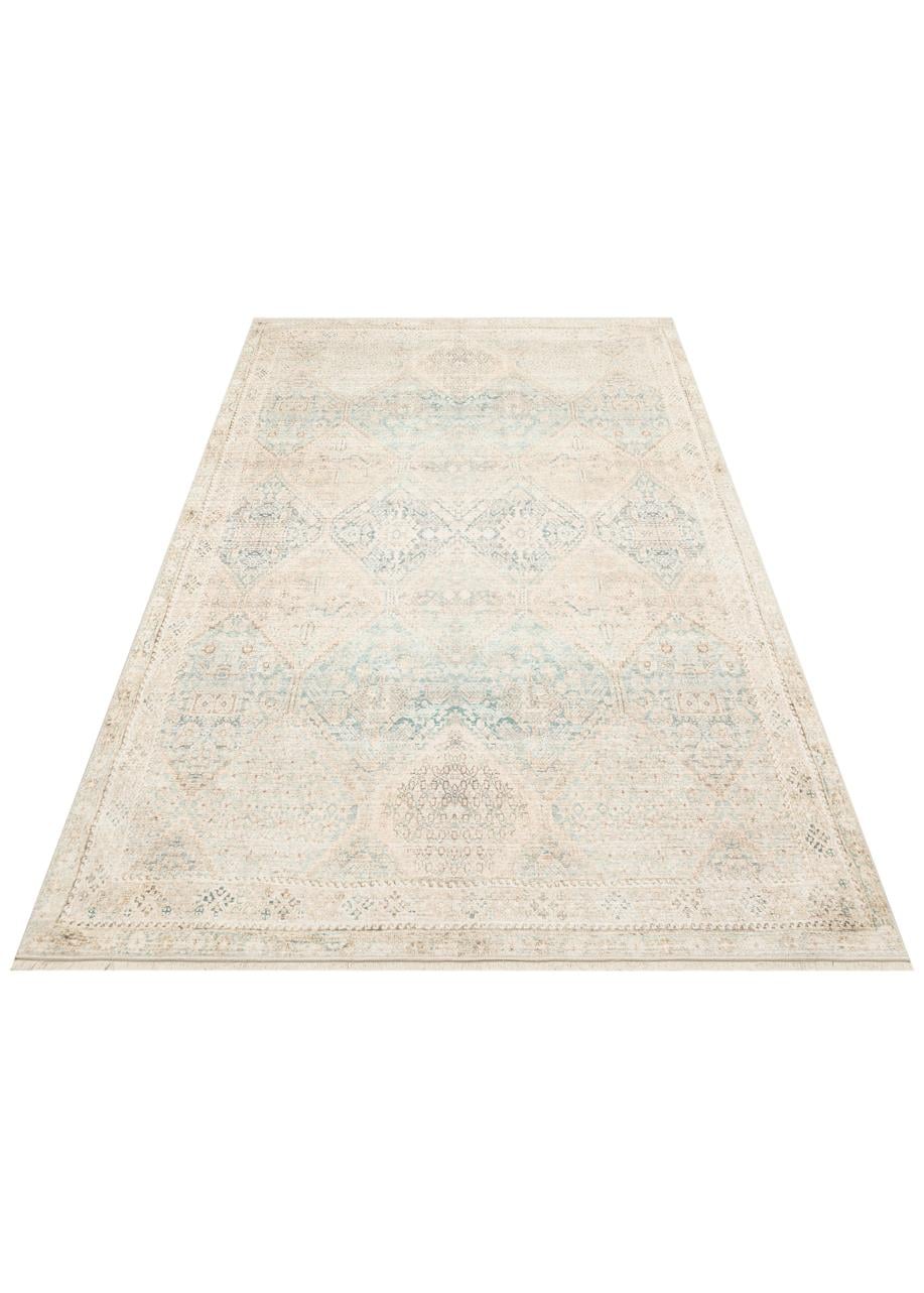 GRACE GRC 04 SKY  Pastel Tonlara Sahip Vintage Desenli Şık Halı