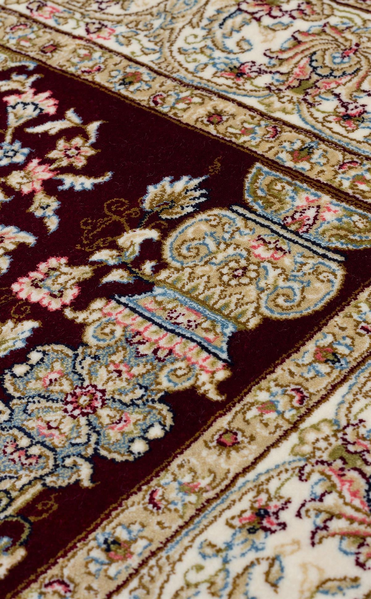 ISFAHAN SECCADE ISF SCD 01 RED  Klasik Desenli Yüksek Kalite Sık Dokuma Seccade