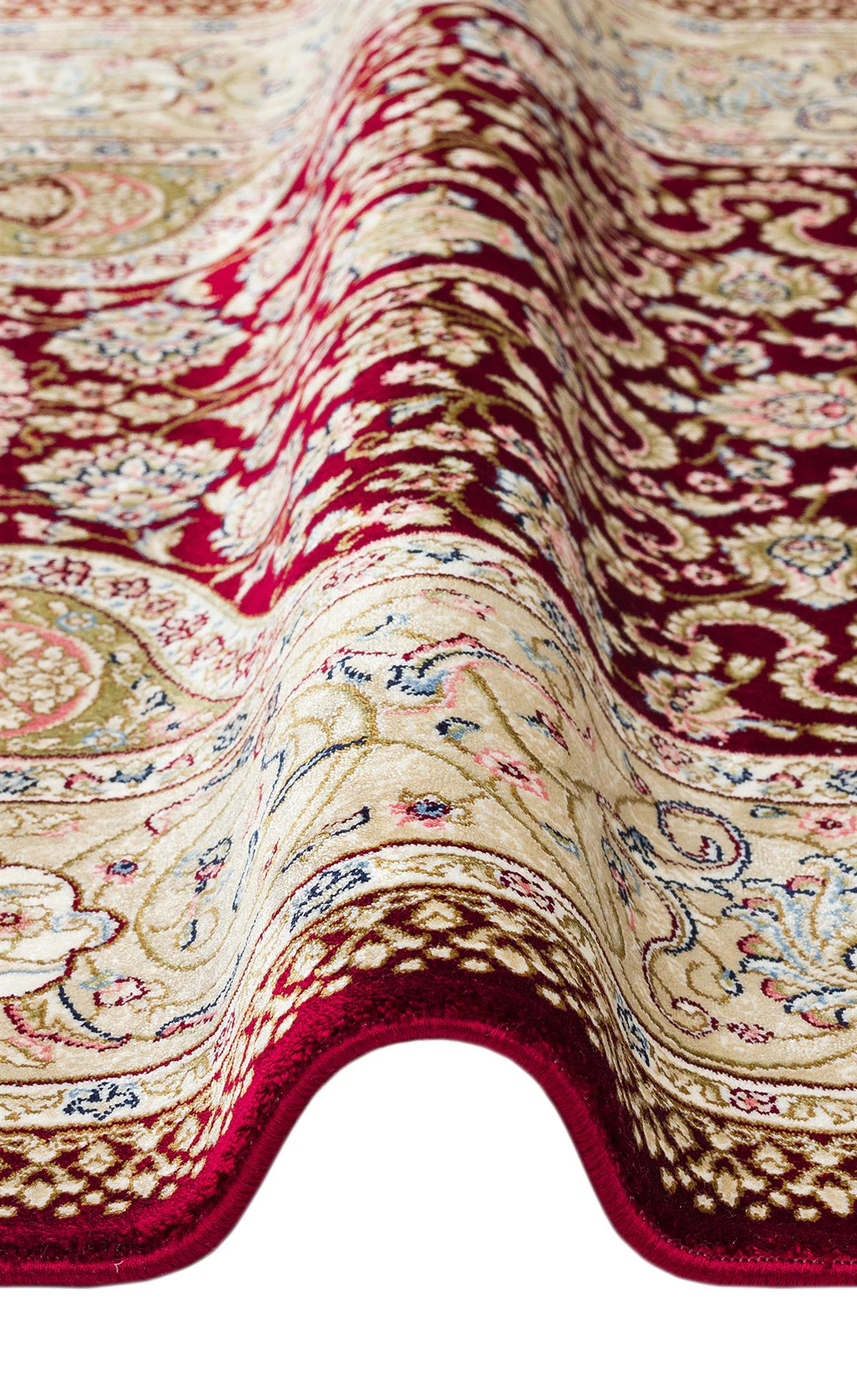 ISFAHAN SECCADE ISF SCD 02 RED  Klasik Desenli Yüksek Kalite Sık Dokuma Seccade