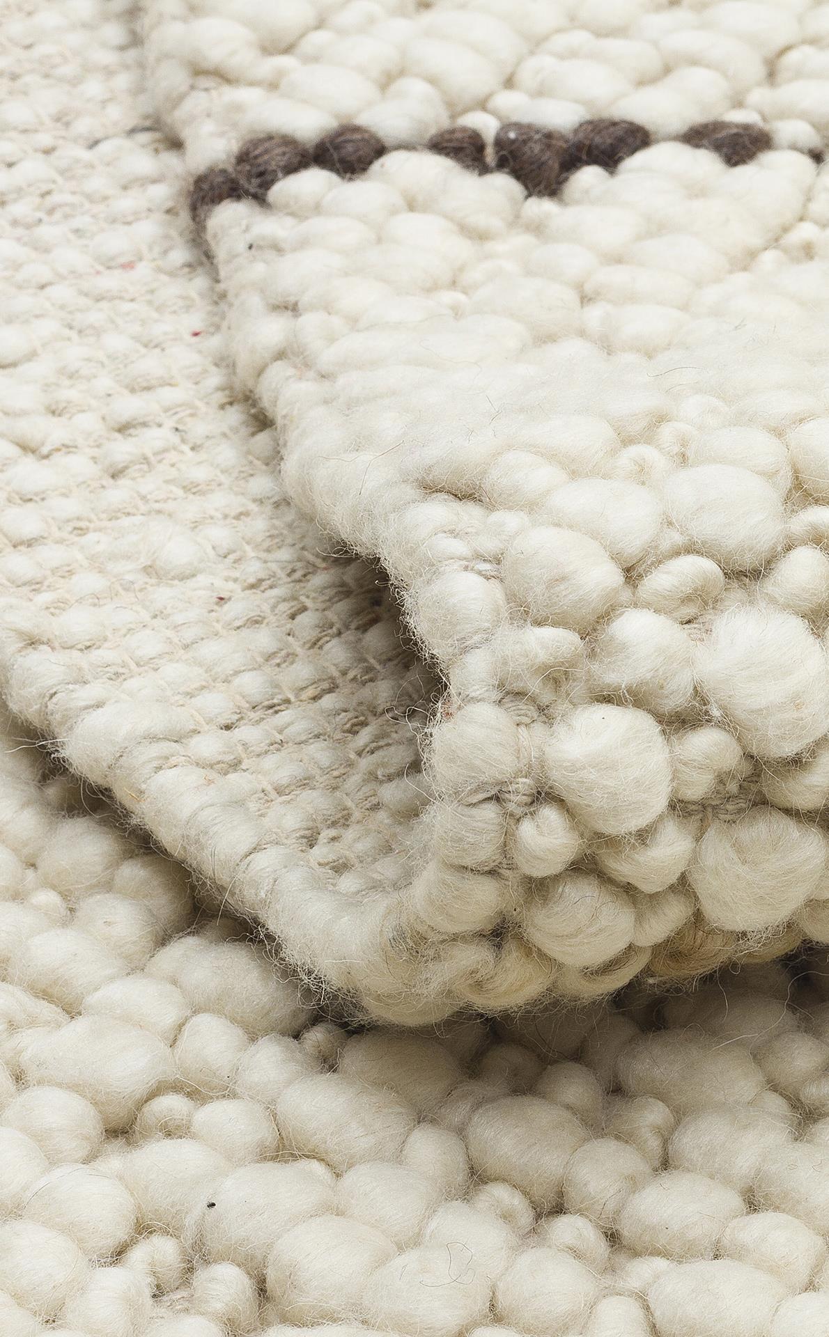 JADE JD 06 MULTY  Naturel Kazak Örgü Desenli El Dokuma Örgü Halı