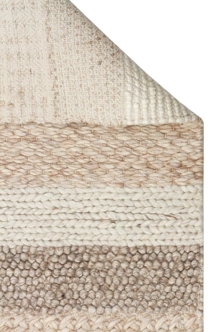 JADE LANGDON NATURAL  Naturel Kazak Örgü Desenli El Dokuma Örgü Halı