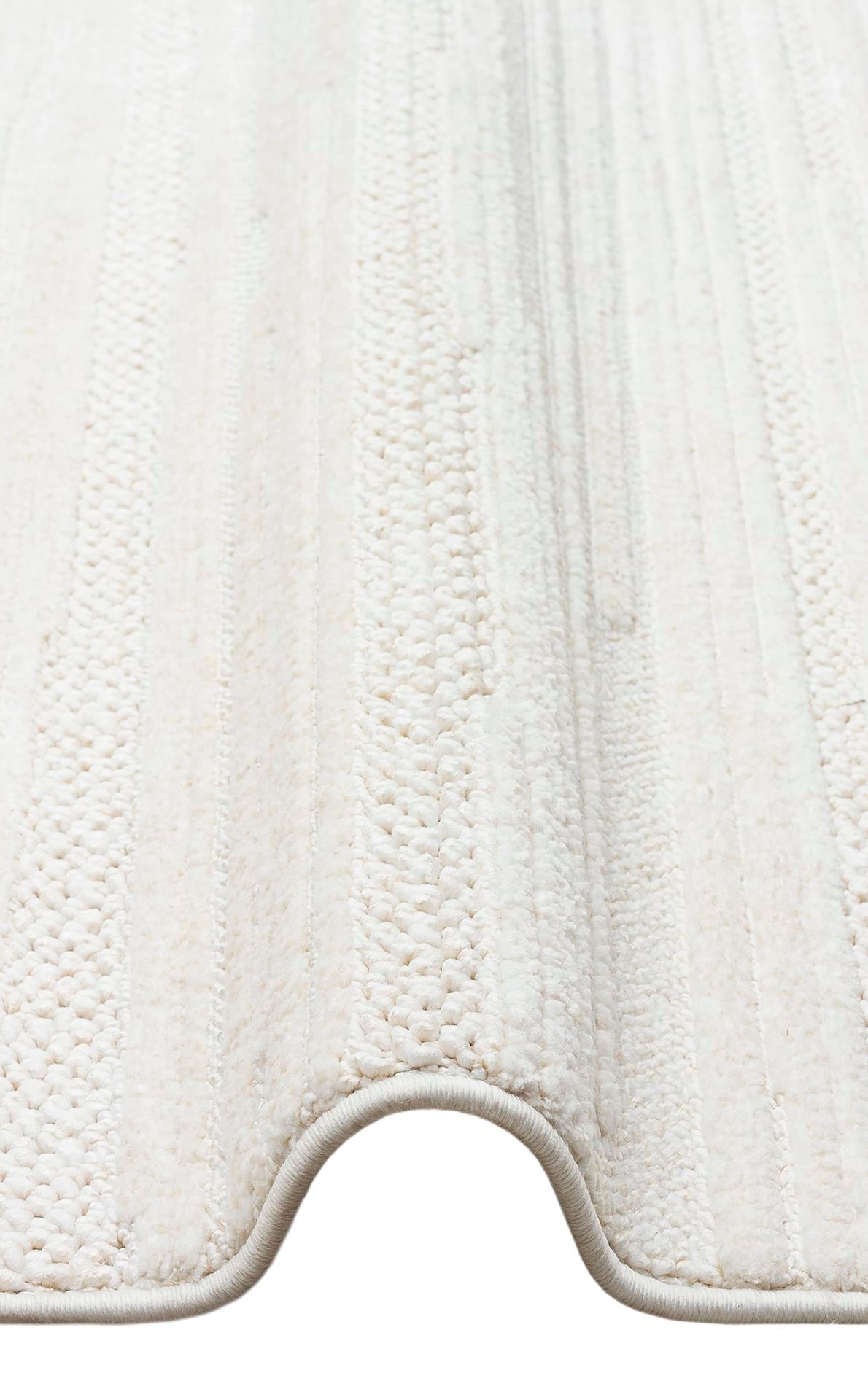 JOY JOY 01 WHITE  Hav Toz Vermeyen Yumuşak dokulu Modern Makine Halısı