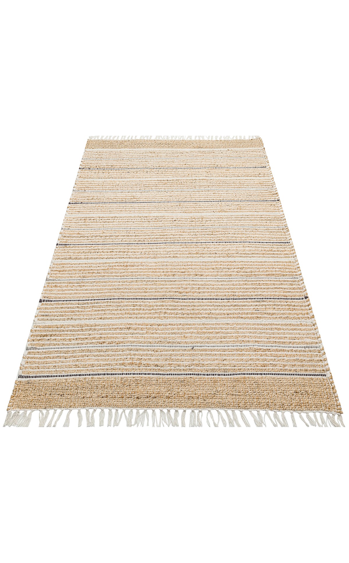 JUNO ECH 05 NAT.GREY  El Dokuma Naturel Jüt Hasır Halı