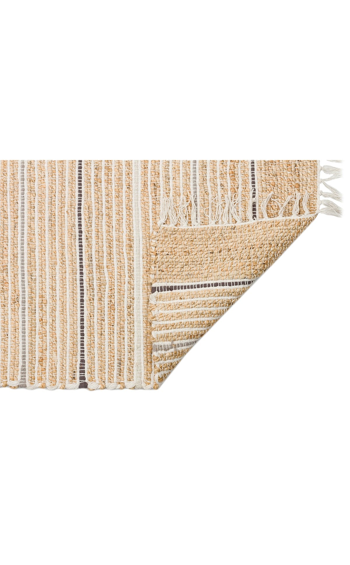 JUNO ECH 05 NAT.GREY  El Dokuma Naturel Jüt Hasır Halı