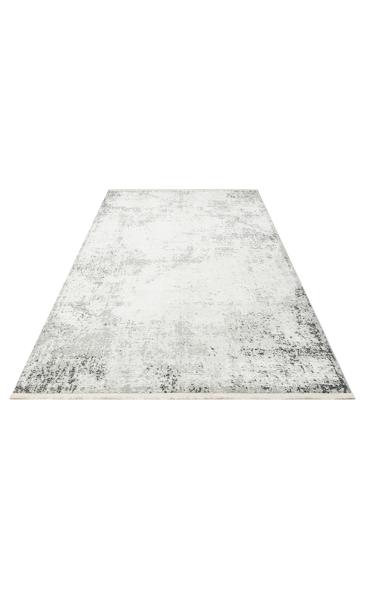 LAGOS XW LGS 05 CREAM GREY XW  Hav Toz Vermez Eskitme Desenli Modern Makine Halısı