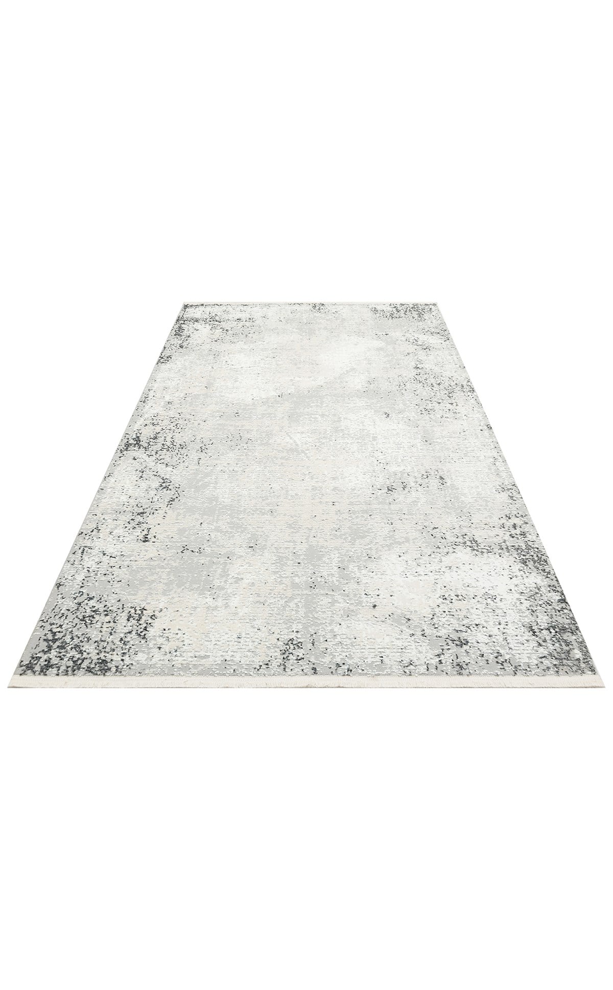LAGOS XW LGS 05 CREAM GREY XW  Hav Toz Vermez Eskitme Desenli Modern Makine Halısı