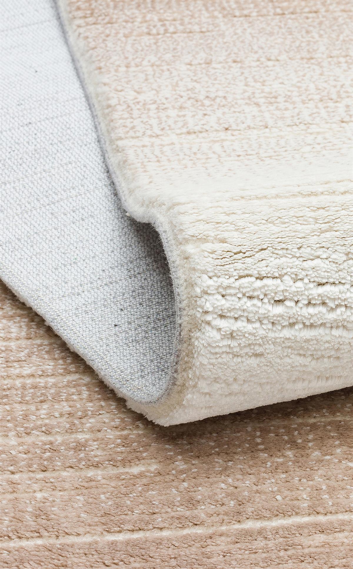 LAGOS XW LGS 16 CREAM VIZON XW  Hav Toz Vermez Eskitme Desenli Modern Makine Halısı