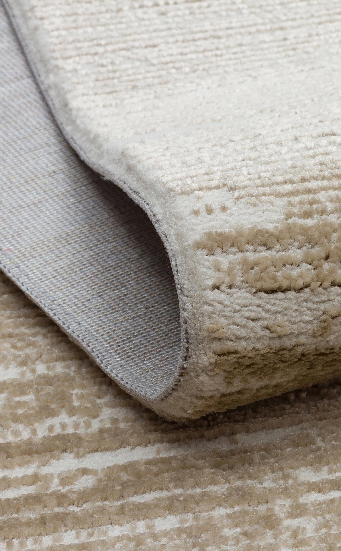 LAGOS XW LGS 19 BEIGE XW  Hav Toz Vermez Eskitme Desenli Modern Makine Halısı