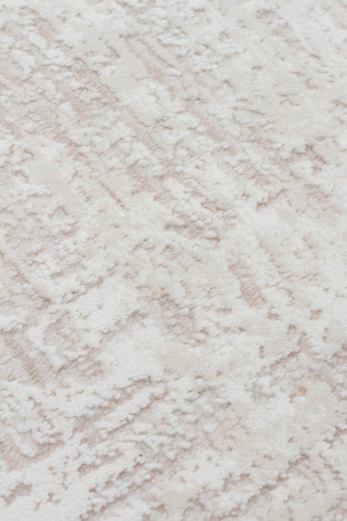 LAGOS XW LGS 24 CREAM BEIGE XW  Hav Toz Vermez Eskitme Desenli Modern Makine Halısı