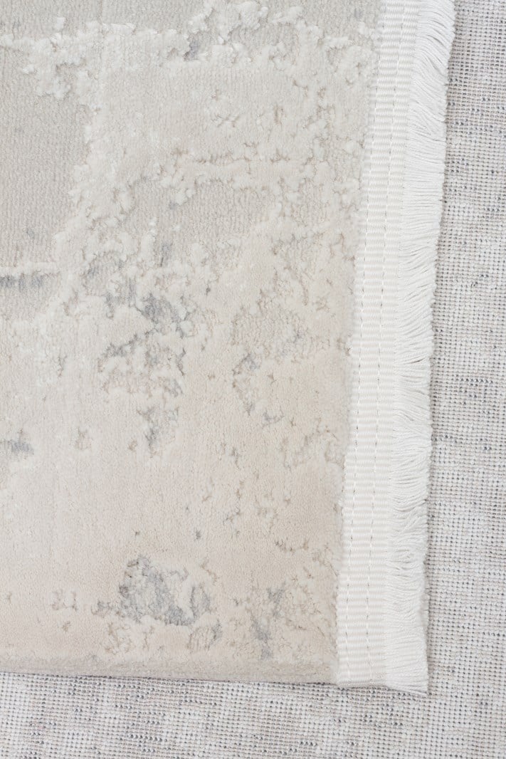 LAGOS XW LGS 25 CREAM BEIGE XW  Hav Toz Vermez Eskitme Desenli Modern Makine Halısı