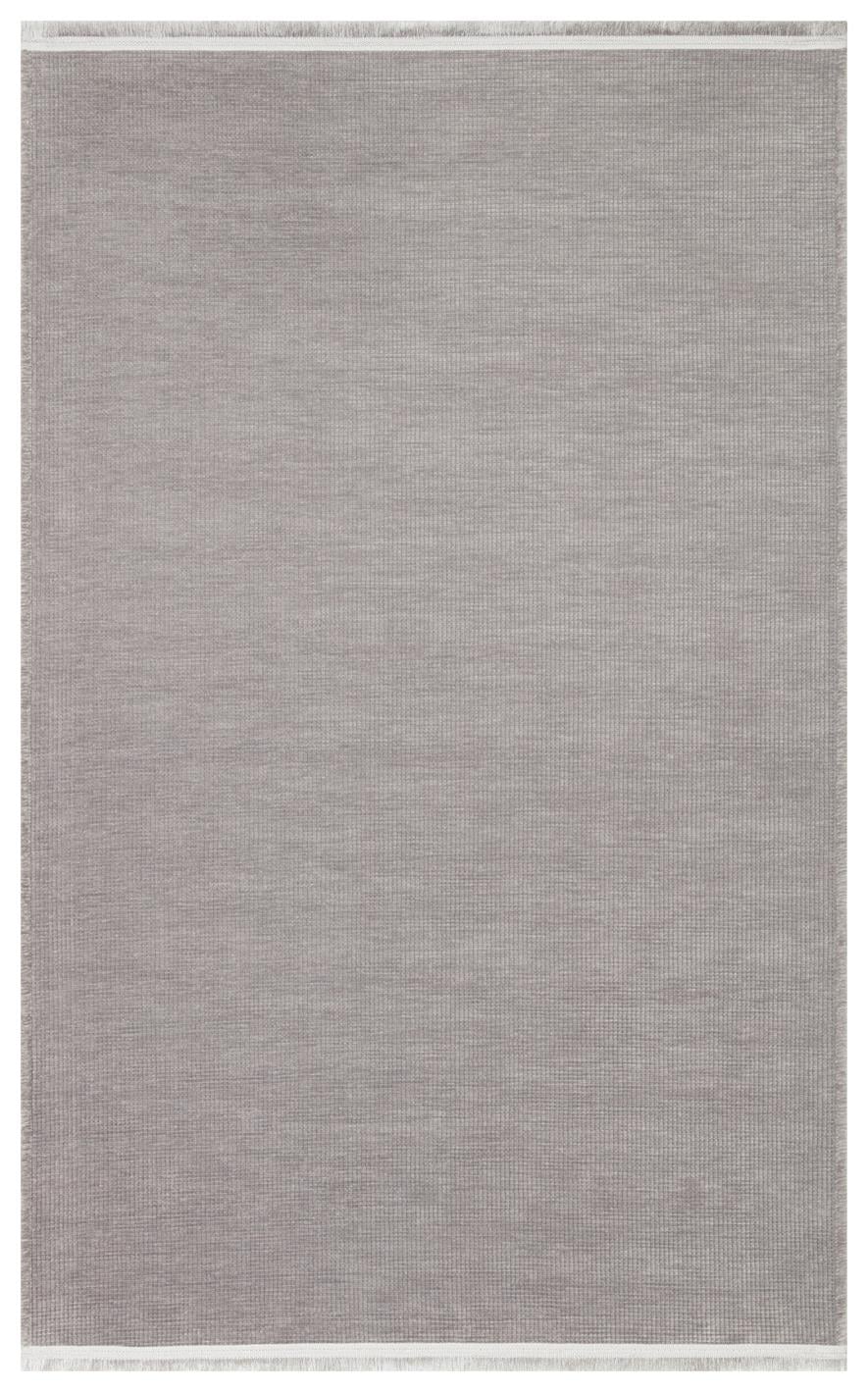 LIZA KILIM LIZ 01 GREY  Hav Toz Vermez Kaymaz Tabanlı Yıkanabilir Düz Renk Kilim
