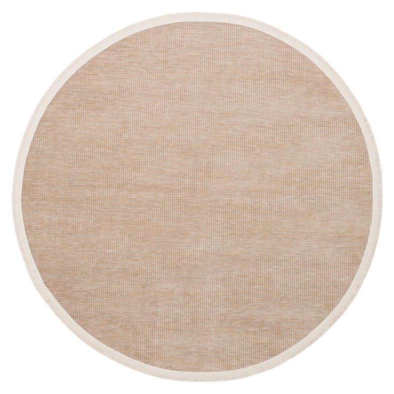 LIZA KILIM LIZ 01 VIZON Q  Hav Toz Vermez Kaymaz Tabanlı Yıkanabilir Düz Renk Kilim