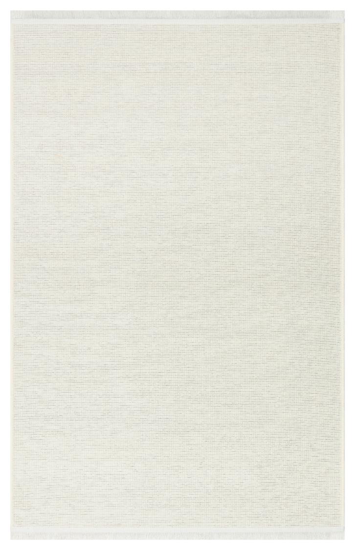 LIZA KILIM LIZ 01 WHITE  Hav Toz Vermez Kaymaz Tabanlı Yıkanabilir Düz Renk Kilim