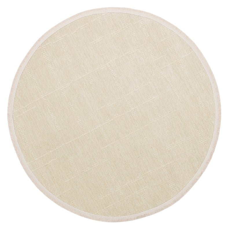 LIZA KILIM LIZ 02 BEIGE Q  Hav Toz Vermez Kaymaz Tabanlı Yıkanabilir Düz Renk Kilim
