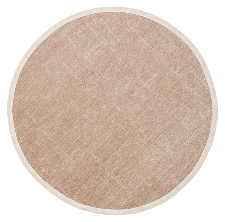 LIZA KILIM LIZ 02 VIZON Q  Hav Toz Vermez Kaymaz Tabanlı Yıkanabilir Düz Renk Kilim