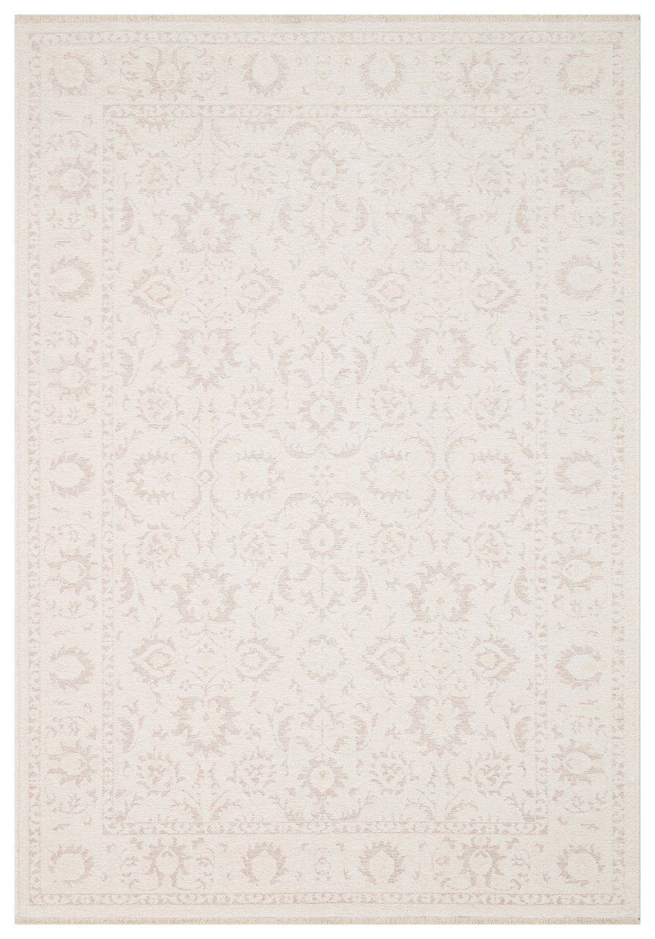 LIZA KILIM XW LIZ 03 WHITE XW  Hav Toz Vermez Kaymaz Tabanlı Yıkanabilir Düz Renk Kilim