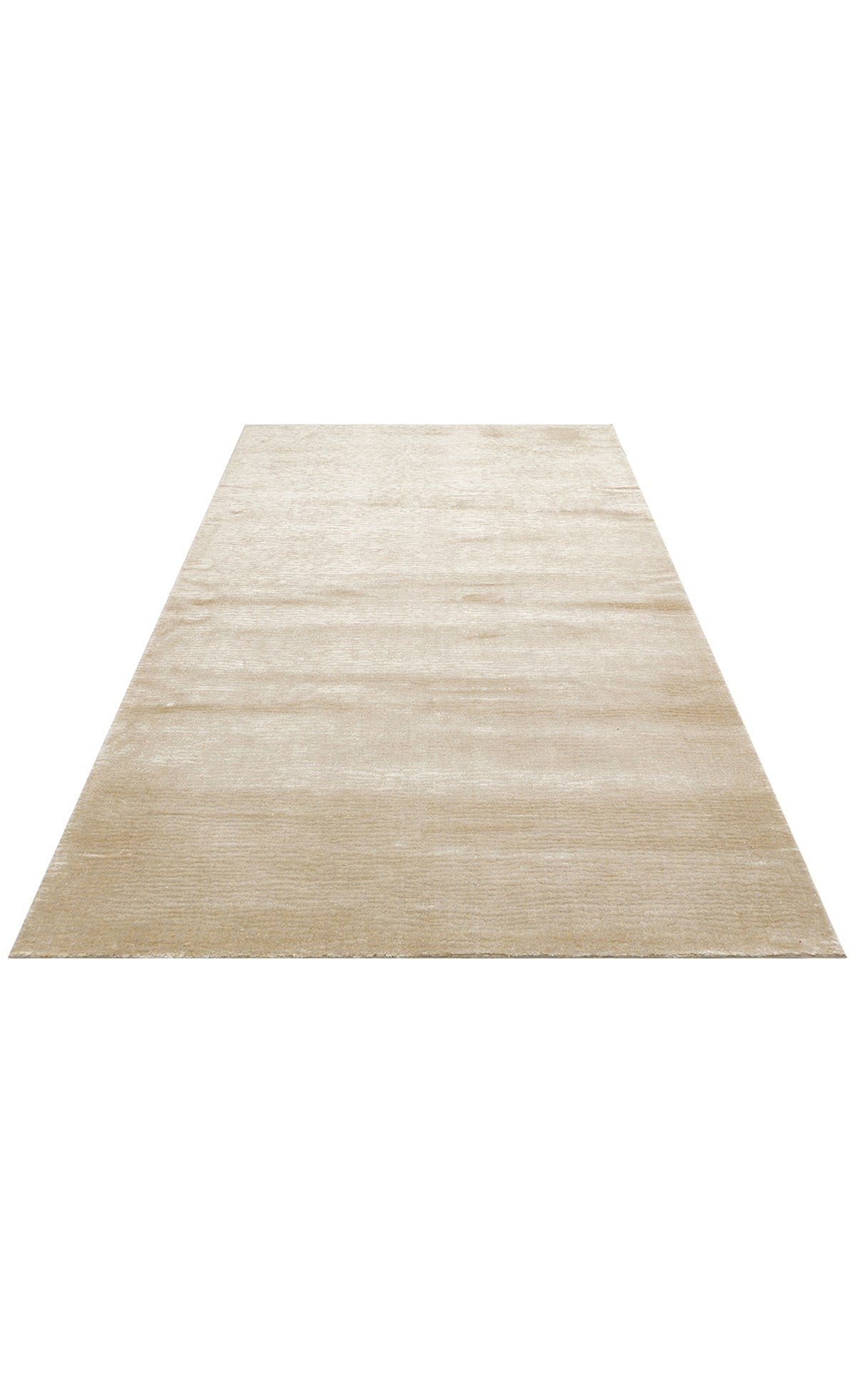MAJESTY MJ 01 BEIGE  Düz Desenli El Emeği ile Özel Tezgahlarda Üretilen Yün Viskon Tencel Uşak Halısı