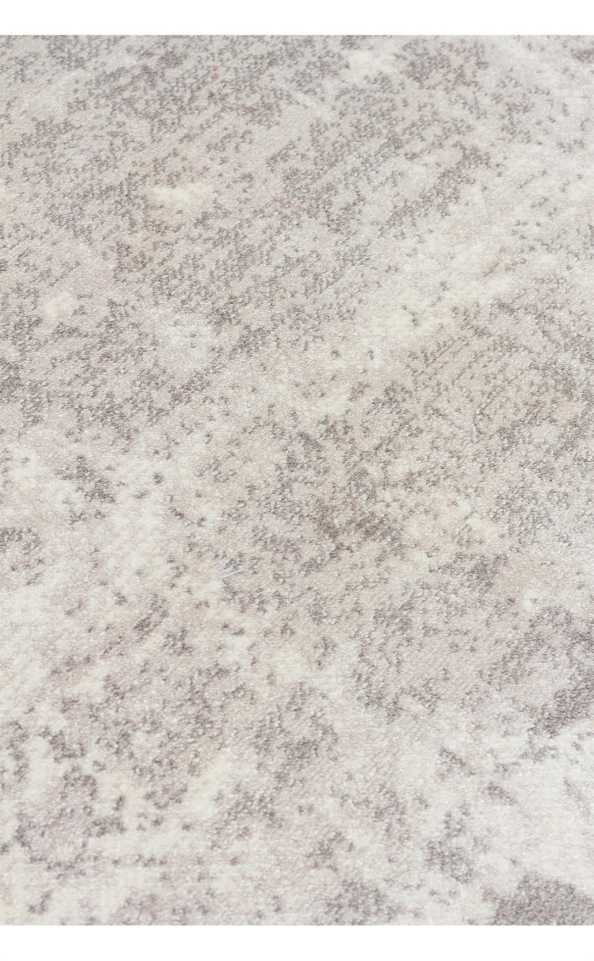 MERANO MRN 01 CREAM GREY  Geometrik Desenli Yüksek Kalite Sık Dokuma Salon Halısı