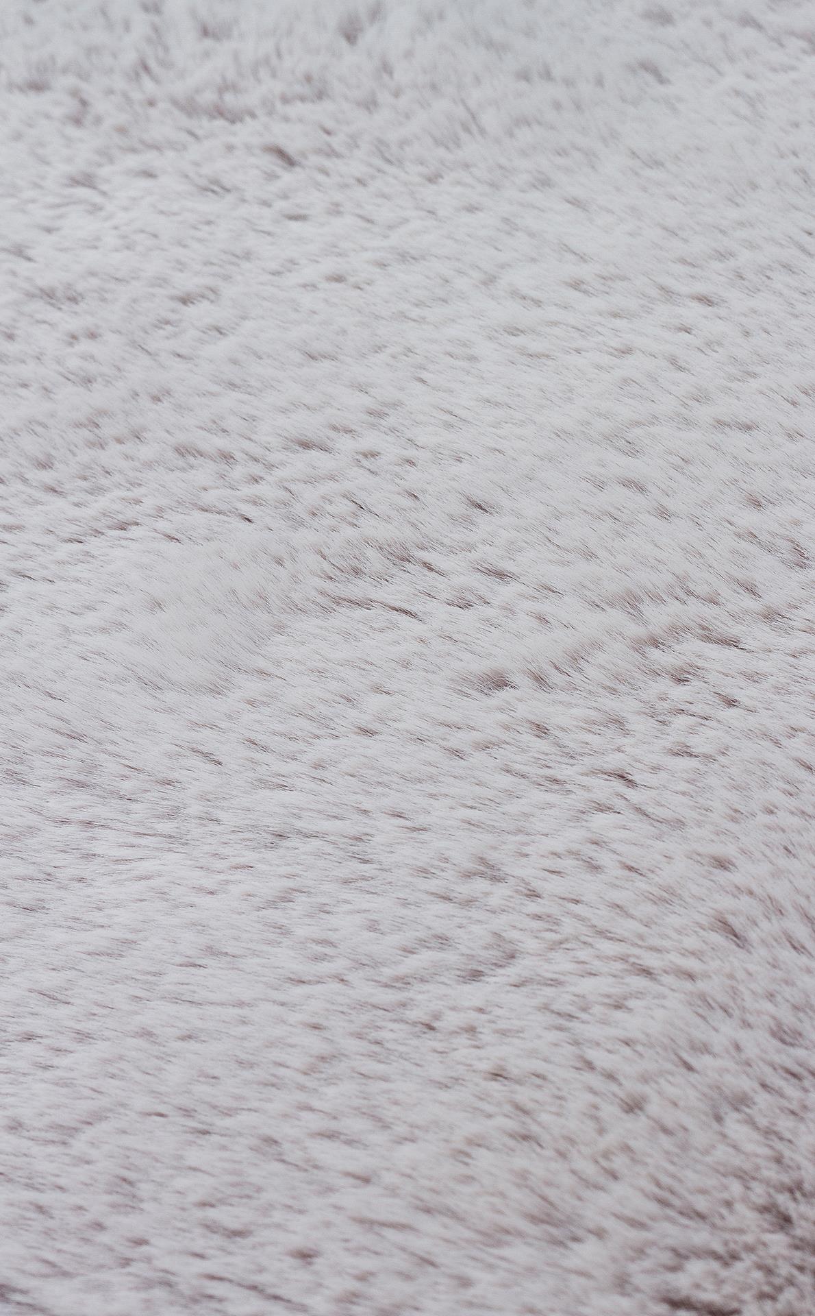 MOLLIS NEW MLS SILVER DOUBLE N  Yumuşak Dokulu Uzun Tüylü Yıkanabilir Tavşan Postu