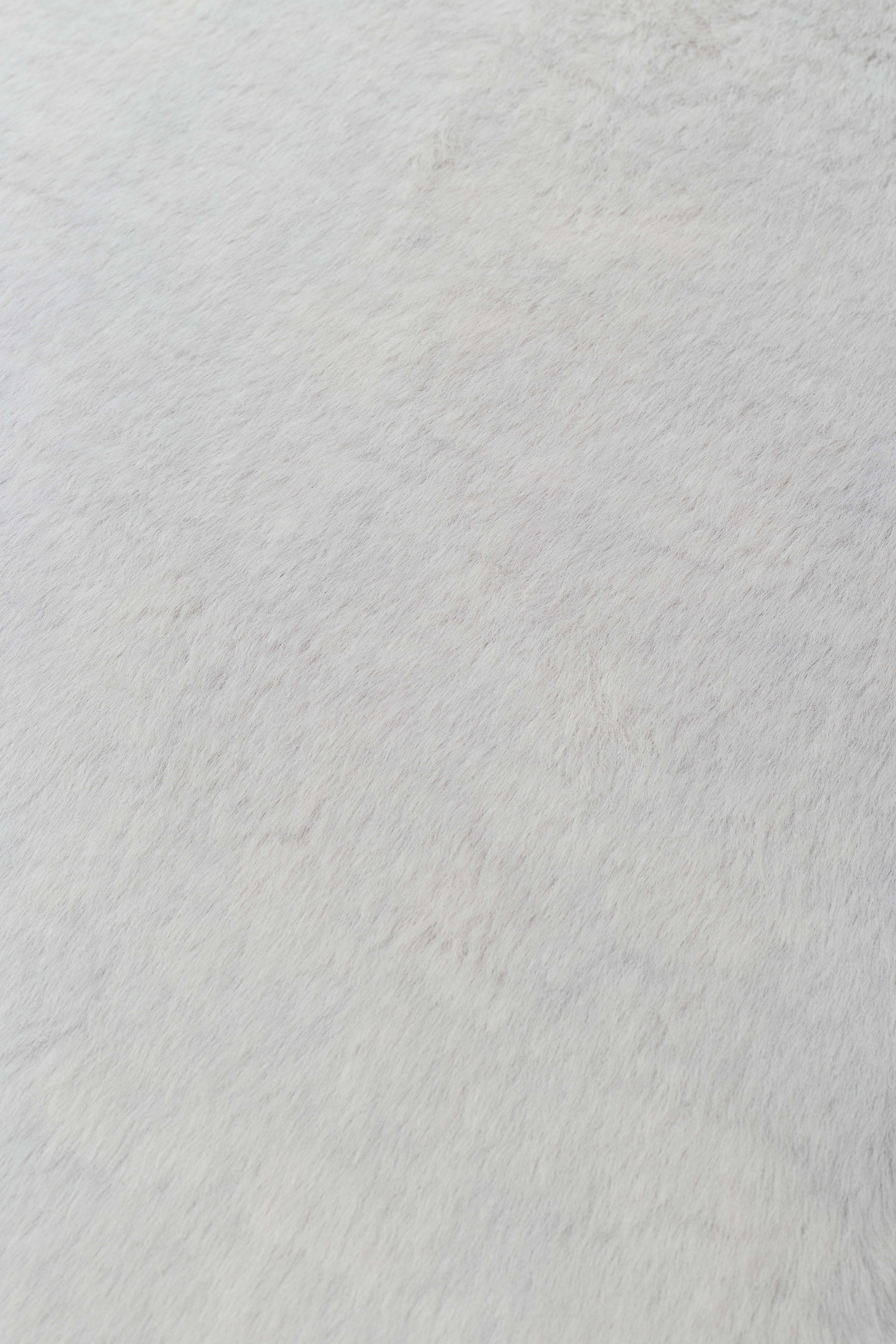 MOLLIS PLAIN MLS PLAIN SINGLE GREY  Yumuşak Tuşeli Yıkanabilir Kaymaz Tabanlı Suni Kürk