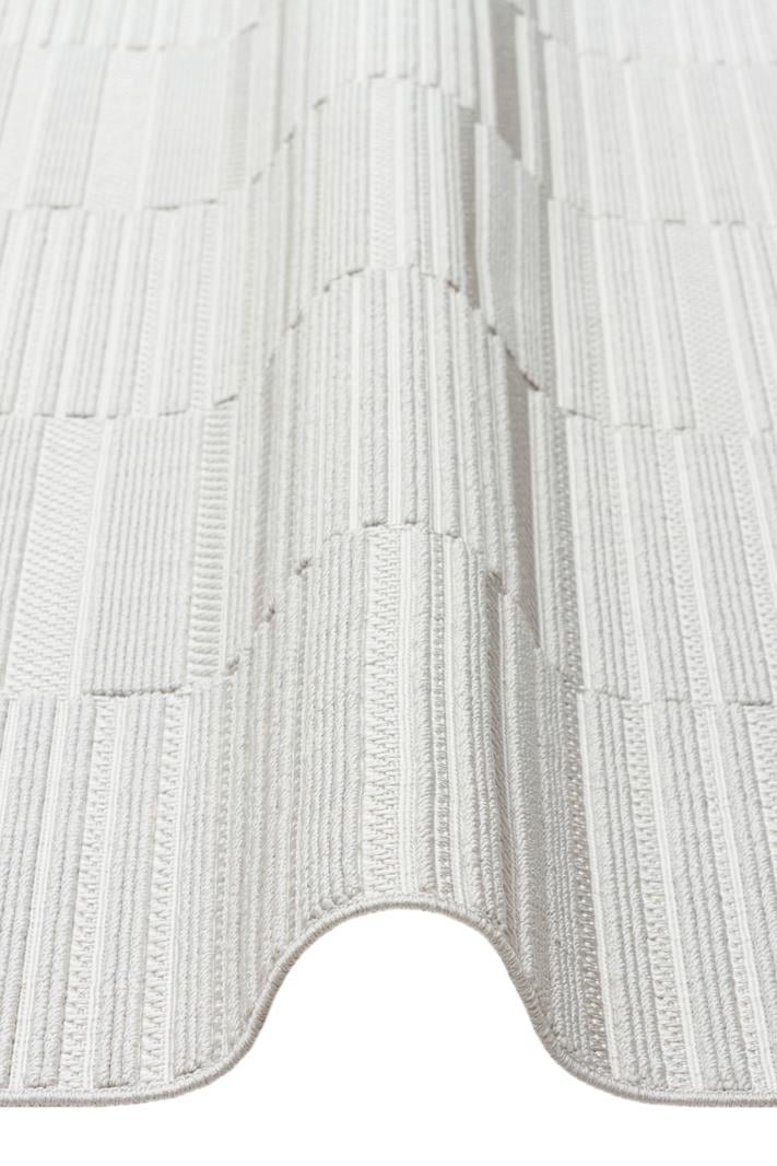 MONO LOOP MNO LOOP 01 GREY  Bukleli Sisal Dokuma Yıkanabilir Hav Vermez Kaymaz Tabanlı Kolay Temizlenebilir Makine Halısı