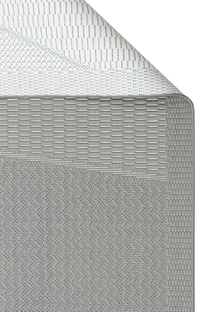 MONO LUX MNO LUX 01 ANTRASIT  Kaymaz Tabanlı Modern Desenlere Sahip İnce Halı