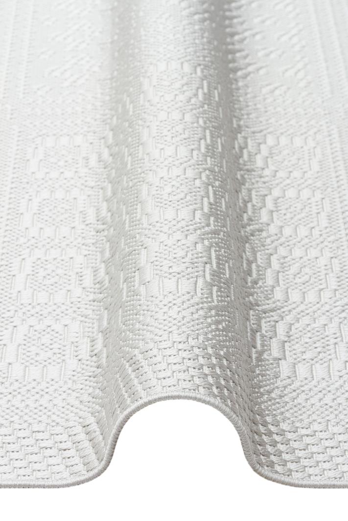 MONO LUX MNO LUX 02 GREY  Kaymaz Tabanlı Modern Desenlere Sahip İnce Halı