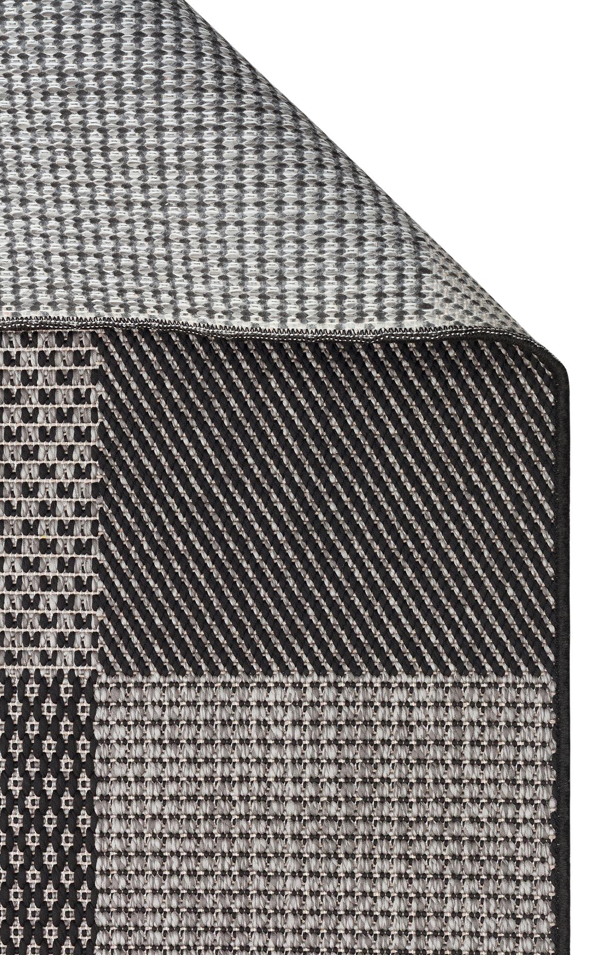 MONO MNO 01 DARK GREY  Hav Toz Vermez Kaymaz Tabanlı İnce Halı