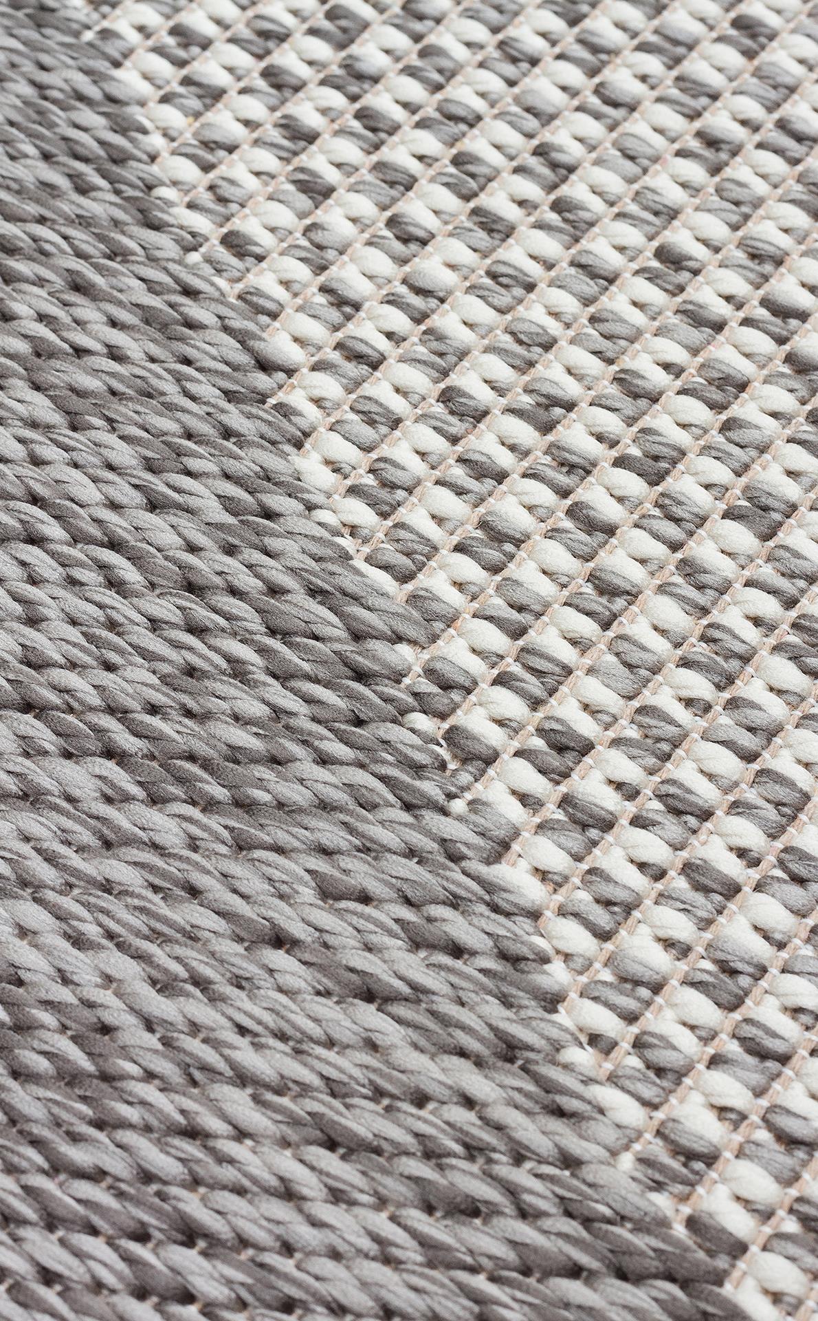 MONO MNO 03 GREY  Hav Toz Vermez Kaymaz Tabanlı İnce Halı