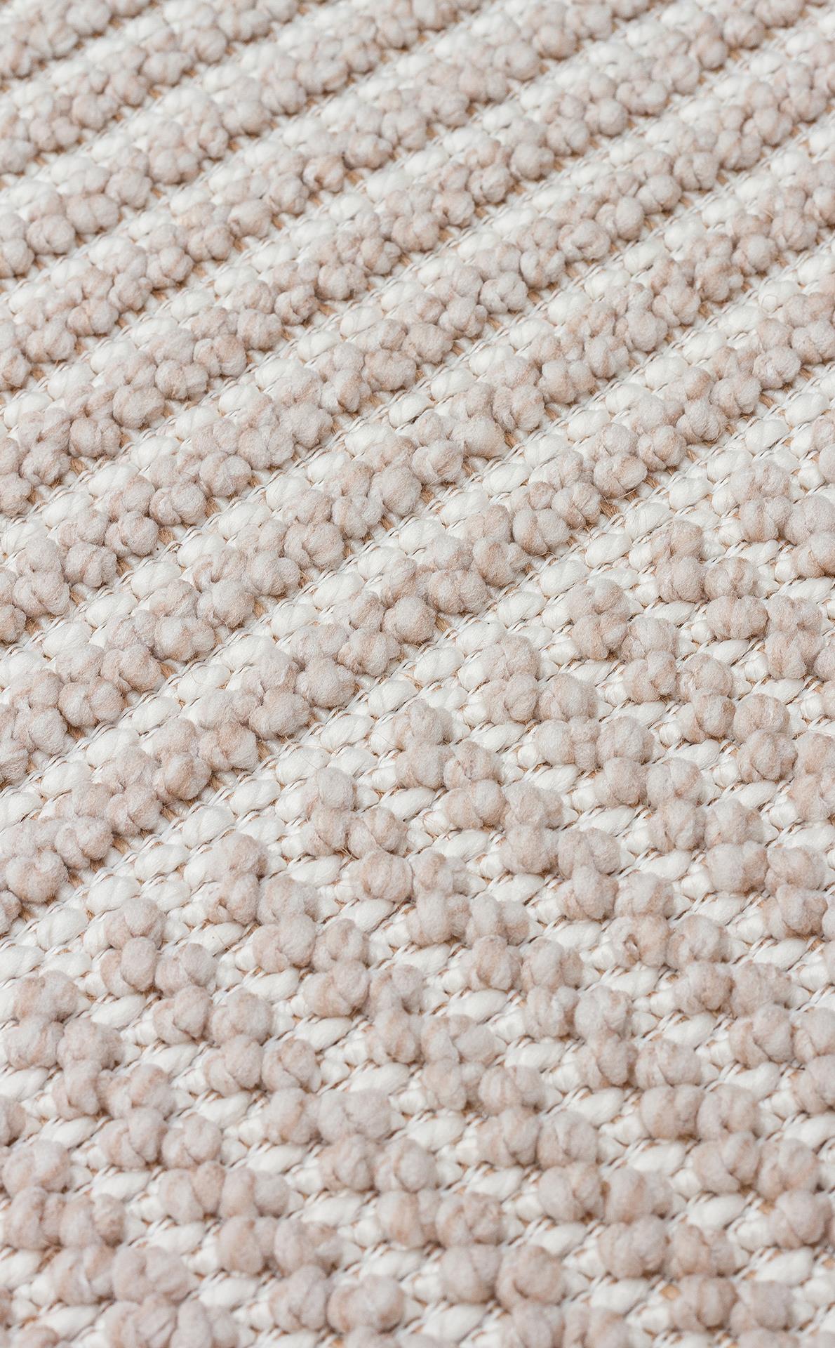 MOTTO MOT 12 BEIGE WHITE  Yumuşak Tuşeli Örgü Dokuma Modern Makine Halısı