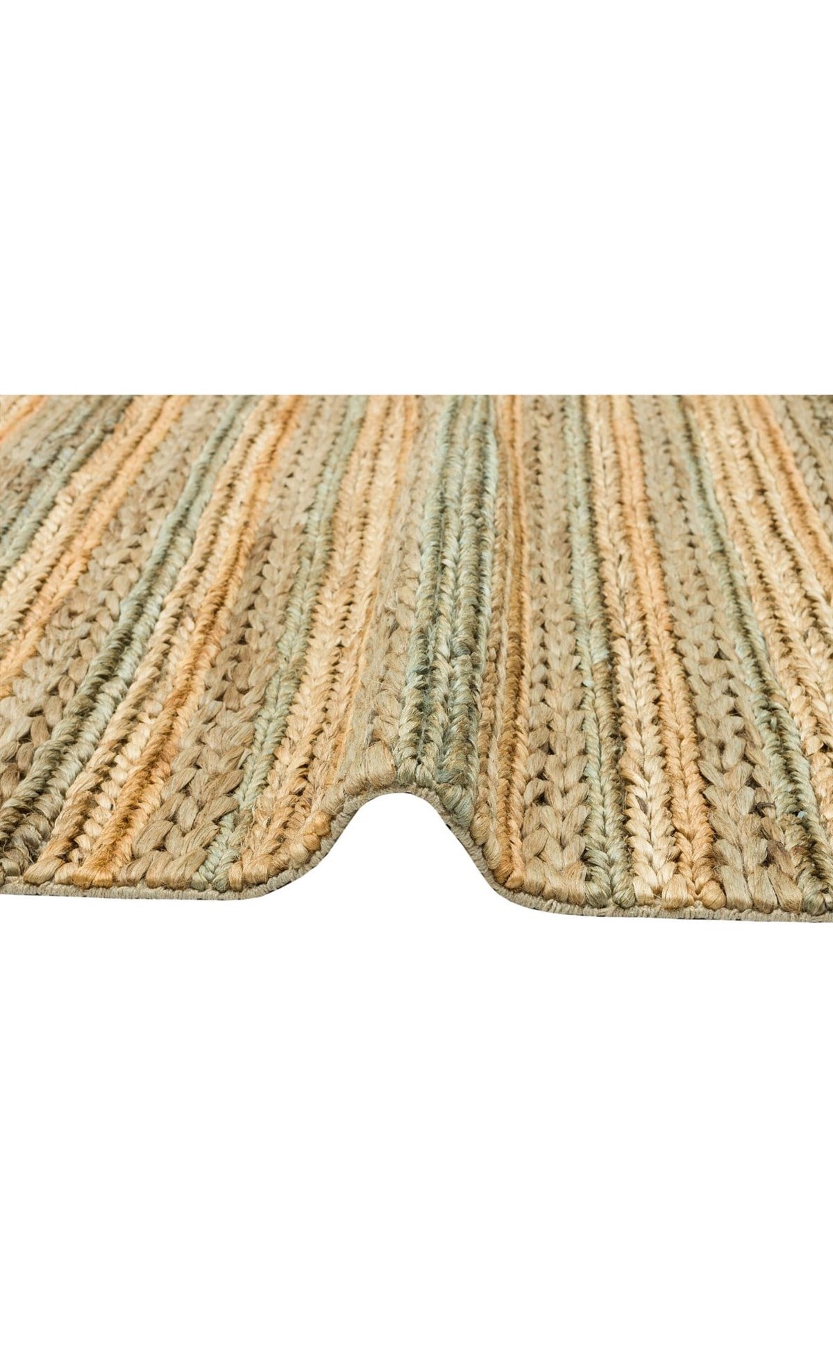 NETRA S-1103 GREY MULTY XW  Farklı Örgü Dokusuna Sahip El Dokuma Naturel Jüt Hasır Halı