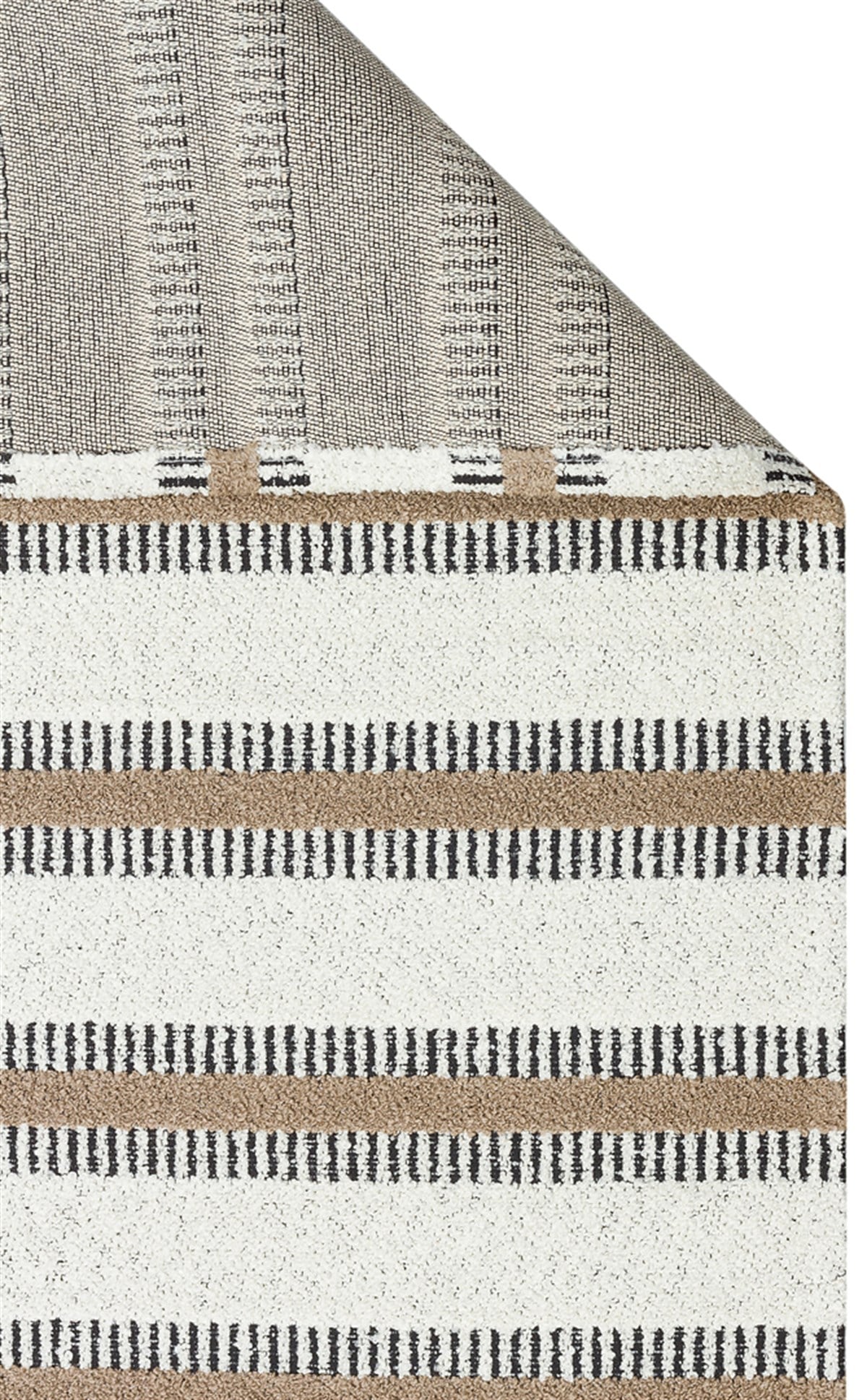 NEVADA NVD 04 WHITE BEIGE  Özel Moroccon Tuşeli Hav Toz Vermez Kaymaz Tabanlı İnce Dokuma Modern Halı