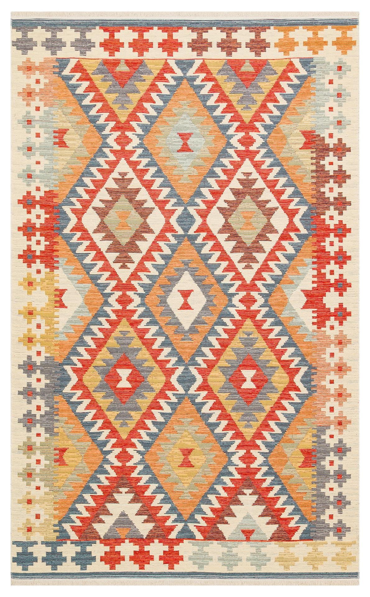 NOMAD NMD 09 LIGHT MULTY  Yıkanabilir, Çift Taraflı Kullanıma Uygun Yumuşak Tuşeli Otantik Kilim