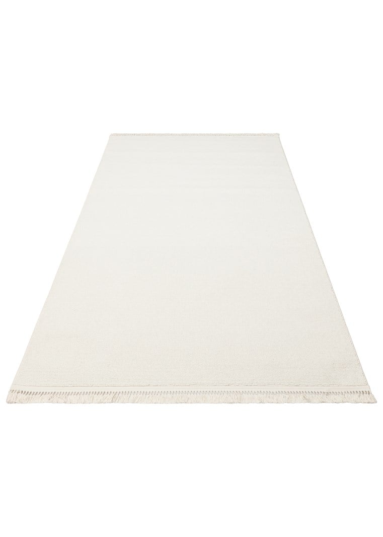 OSLO OSL PLAIN WHITE  Hav Toz Vermez Hasır Dokuma Modern Makine Halısı