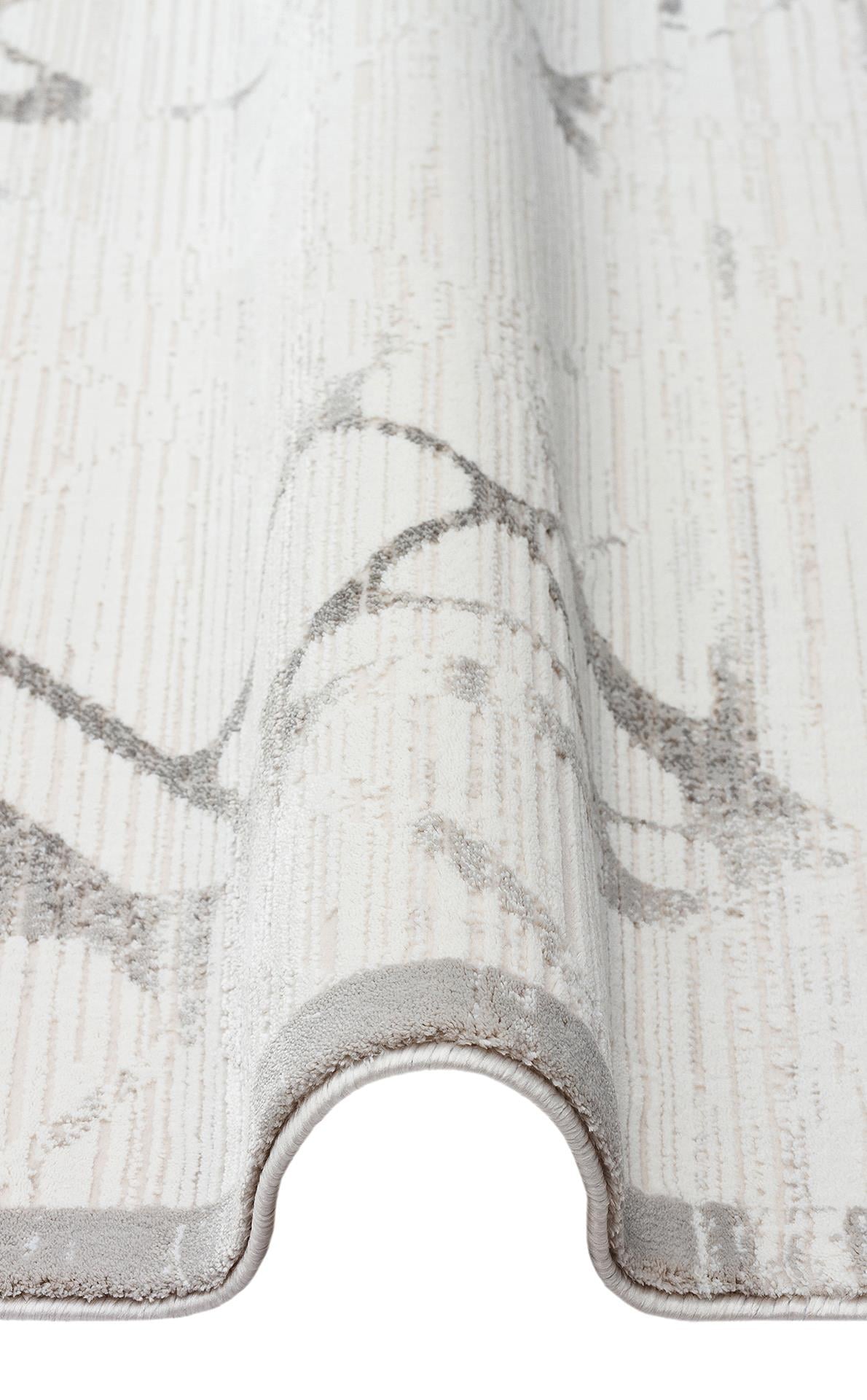 PADONA PDN 02 CREAM GREY  Extra Yumuşak Dokulu Sık Dokuma Modern Desenlere Sahip Şık Salon Halısı
