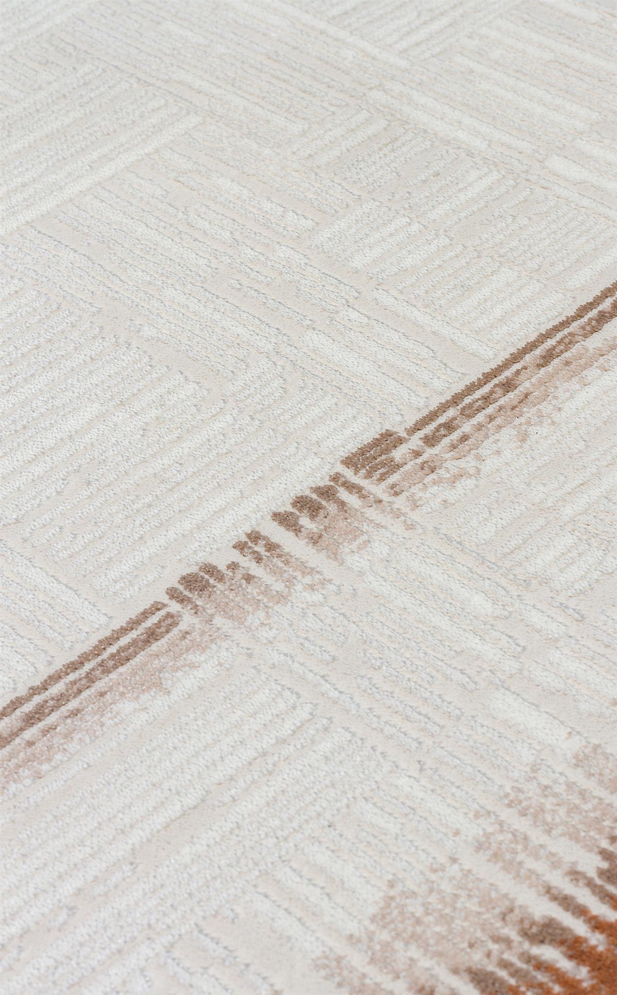 PARMA PAR 01 TERRA  Yüksek Alçak Dokulu Modern Desenlere Sahip Şık Makine Halısı