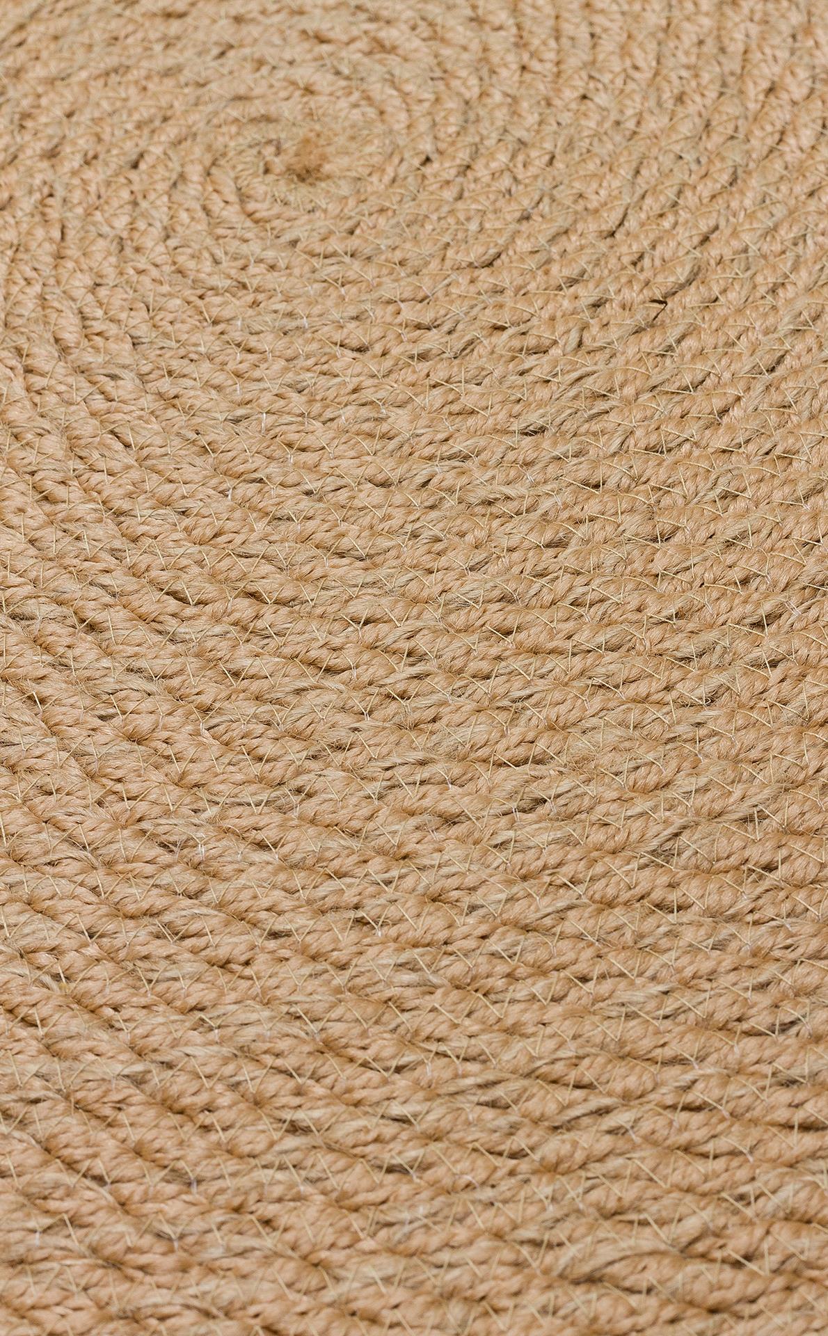 PATNA PTN 07 JUT NATURAL  Jüt Hasır Görünümlü Hav Toz Vermez Örgü Halı