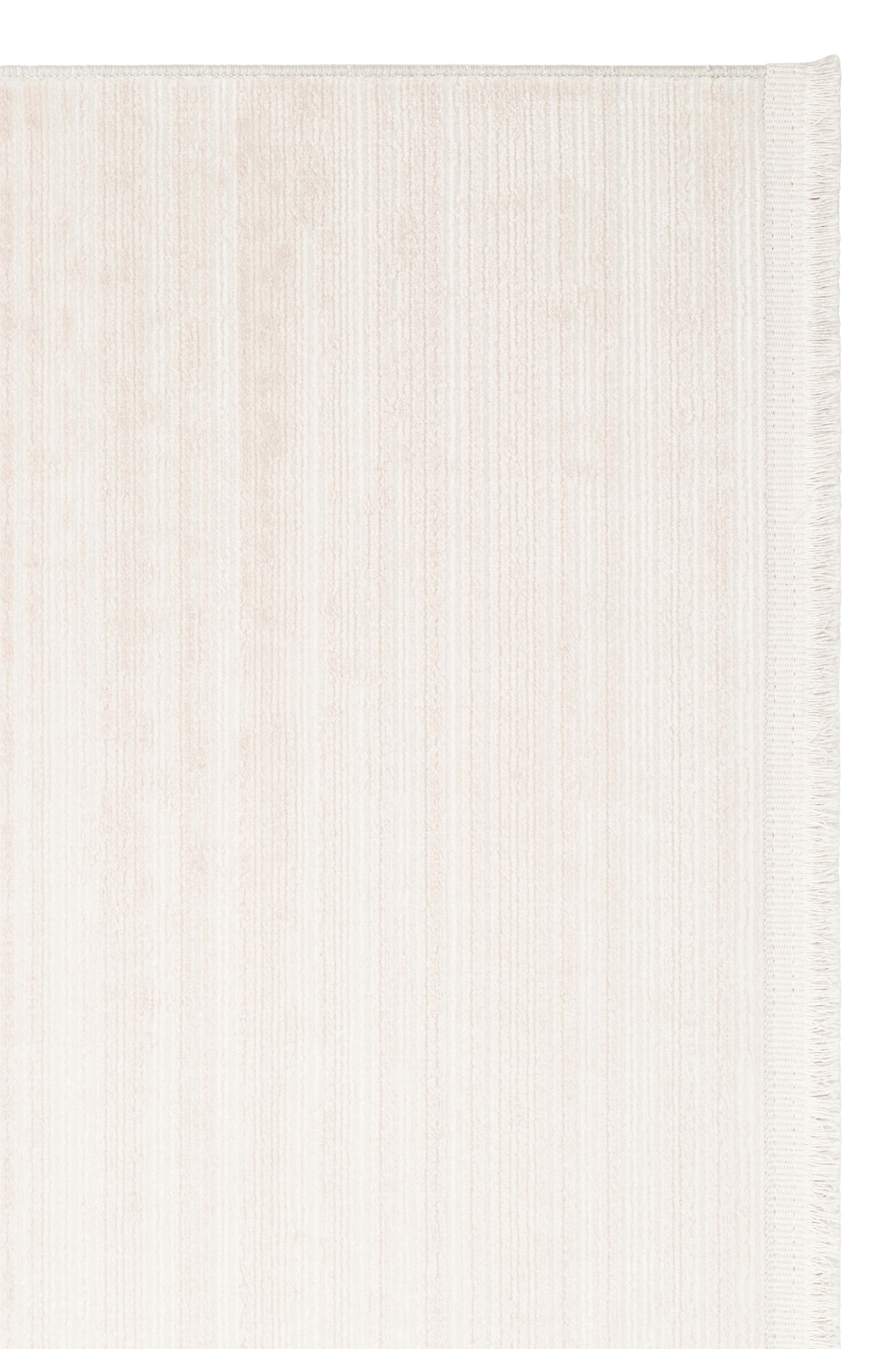 PERA PERA 02 BEIGE  Yıkanabilir Modern Desenli Kaymaz Tabanlı Akrilik Makine Halısı