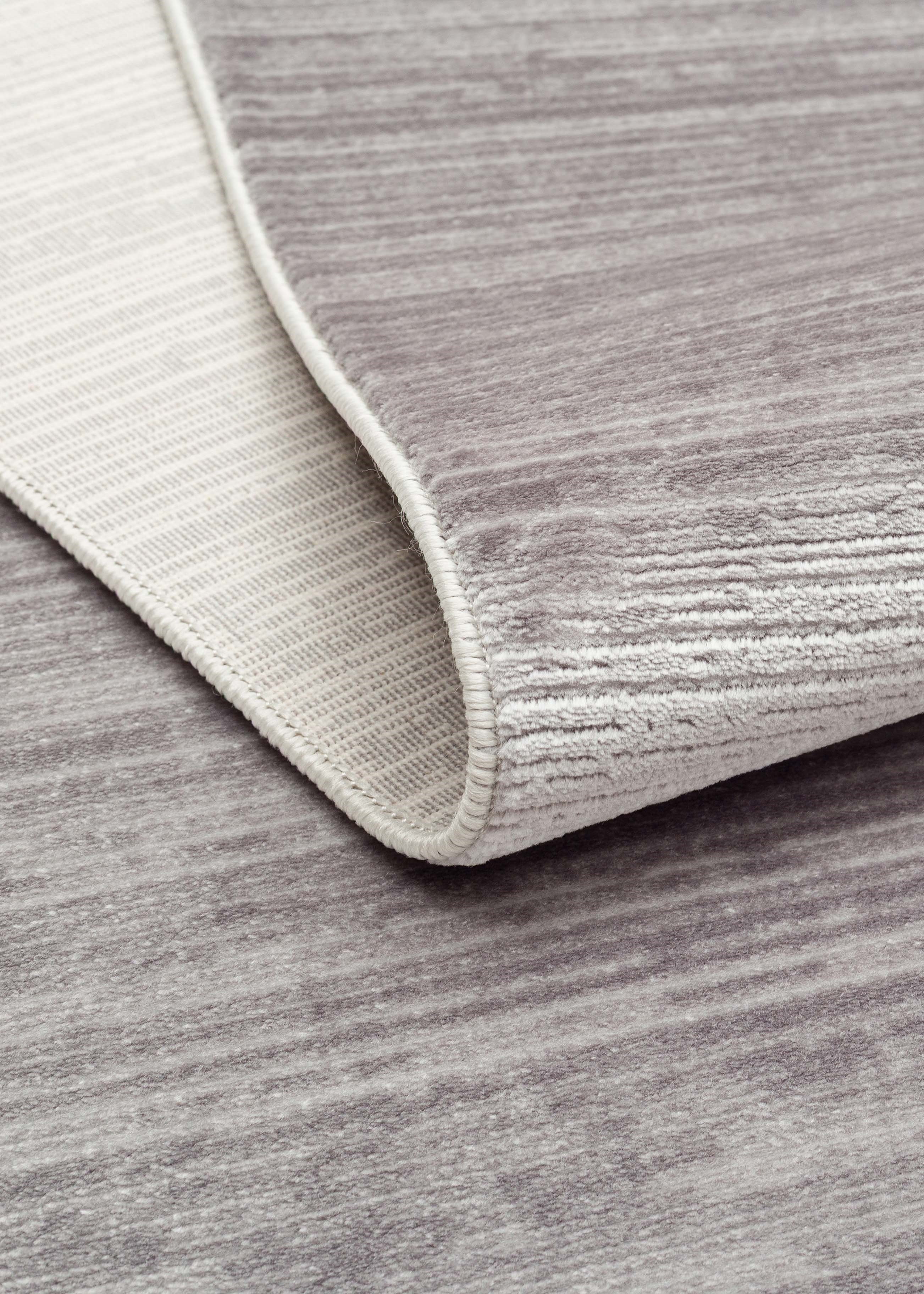 PERA PERA 02 D.GREY  Yıkanabilir Modern Desenli Kaymaz Tabanlı Akrilik Makine Halısı