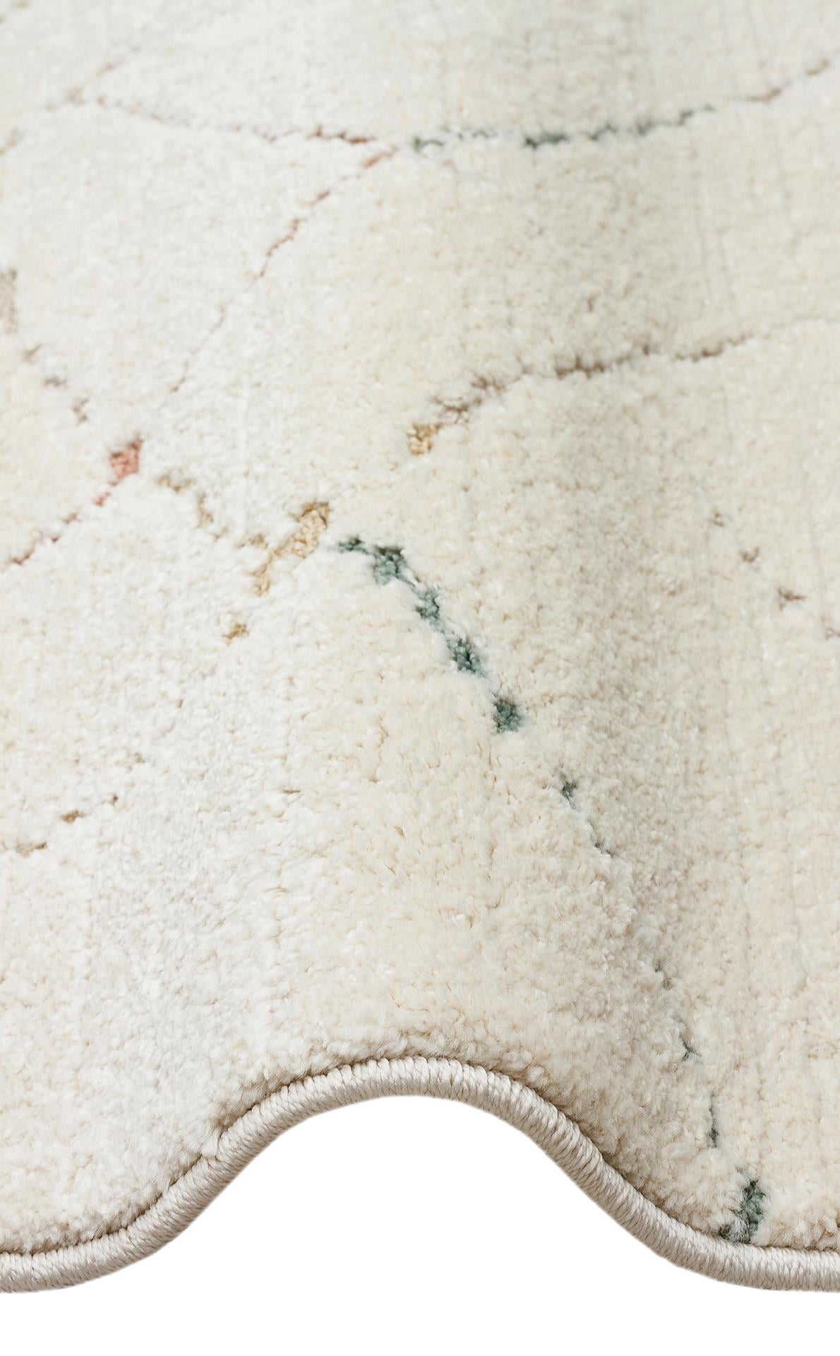 PICCOLO PCL 05 CREAM MULTY  Pastel Renkli Hav ve Toz Vermeyen Çocuk Halısı