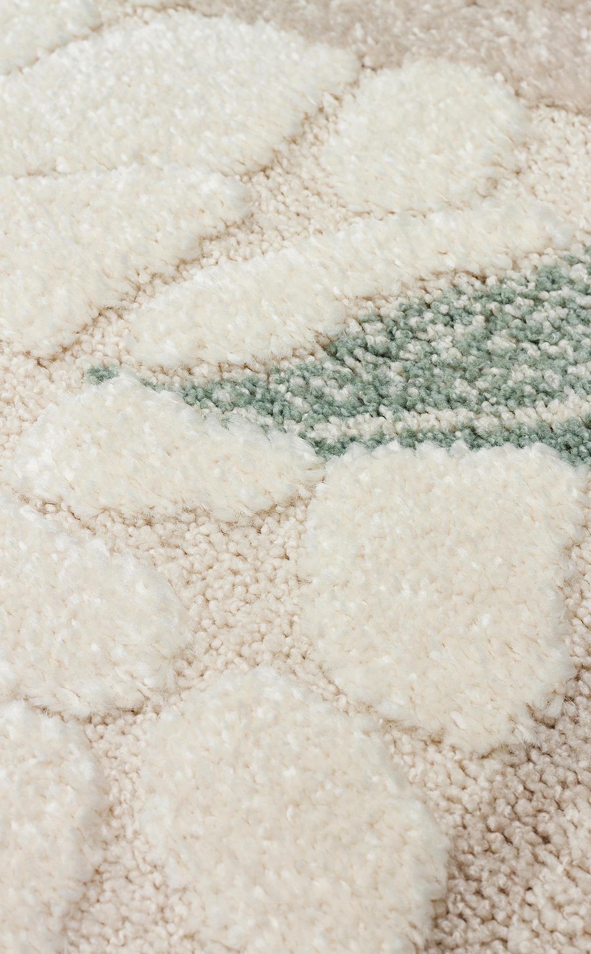 PICCOLO PCL 08 CREAM MULTY  Pastel Renkli Hav ve Toz Vermeyen Çocuk Halısı
