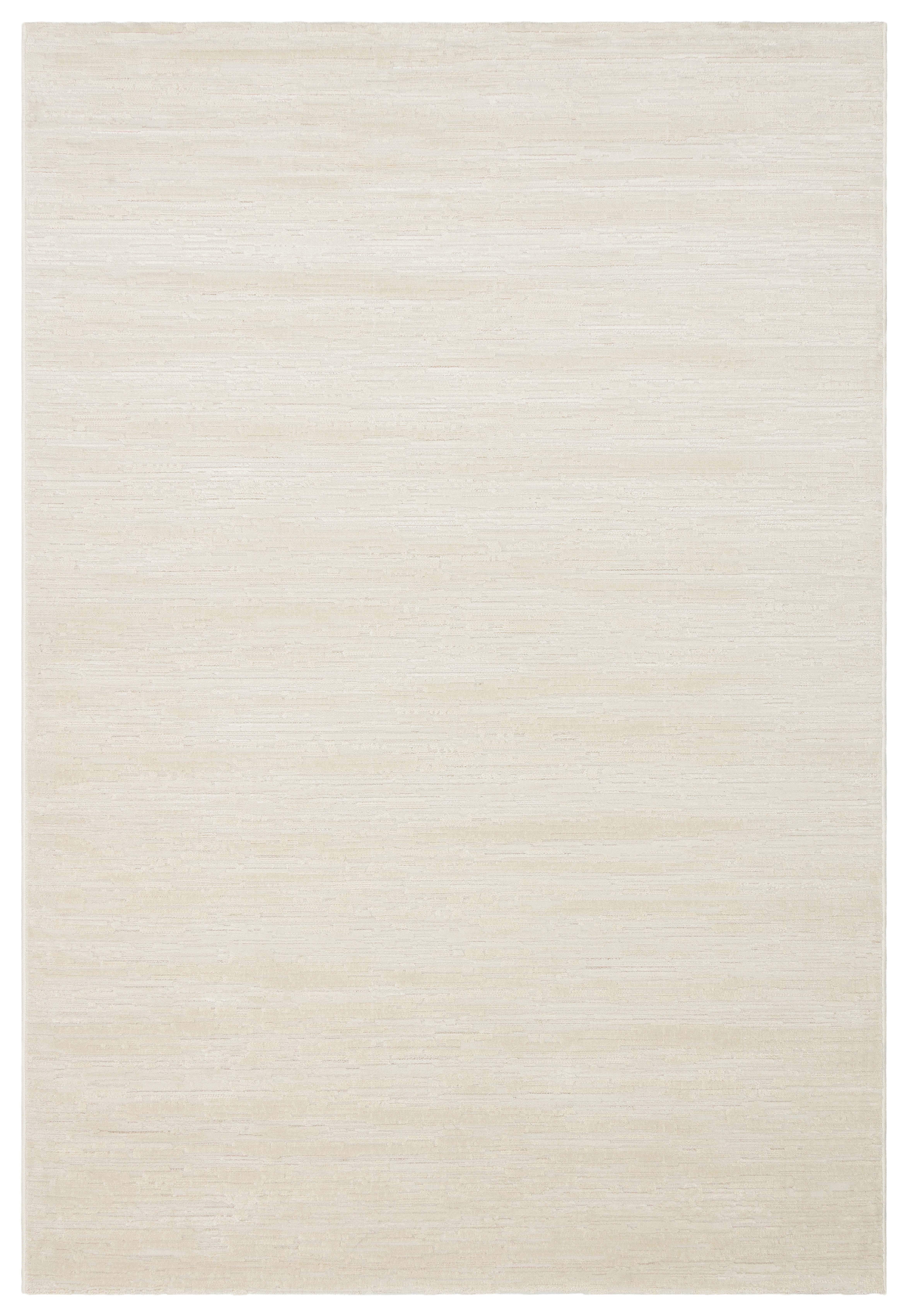 RIVERA RVR 01 WHITE  Modern ve Klasik Desenli Yüksek Alçak Çift Boyutlu Dokumaya Sahip Yumuşak Tuşeli Makine Halısı