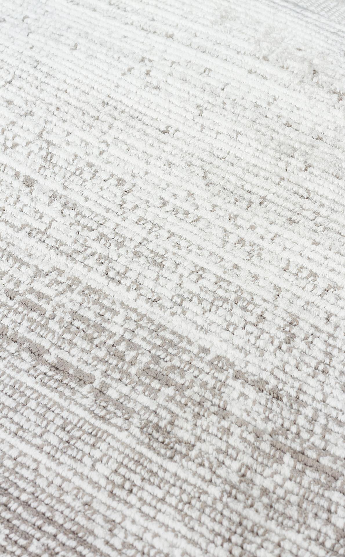 ROMA RM 01 CREAM GREY  Viskon ve Polyester ile Üretilen Şık Salon Halısı