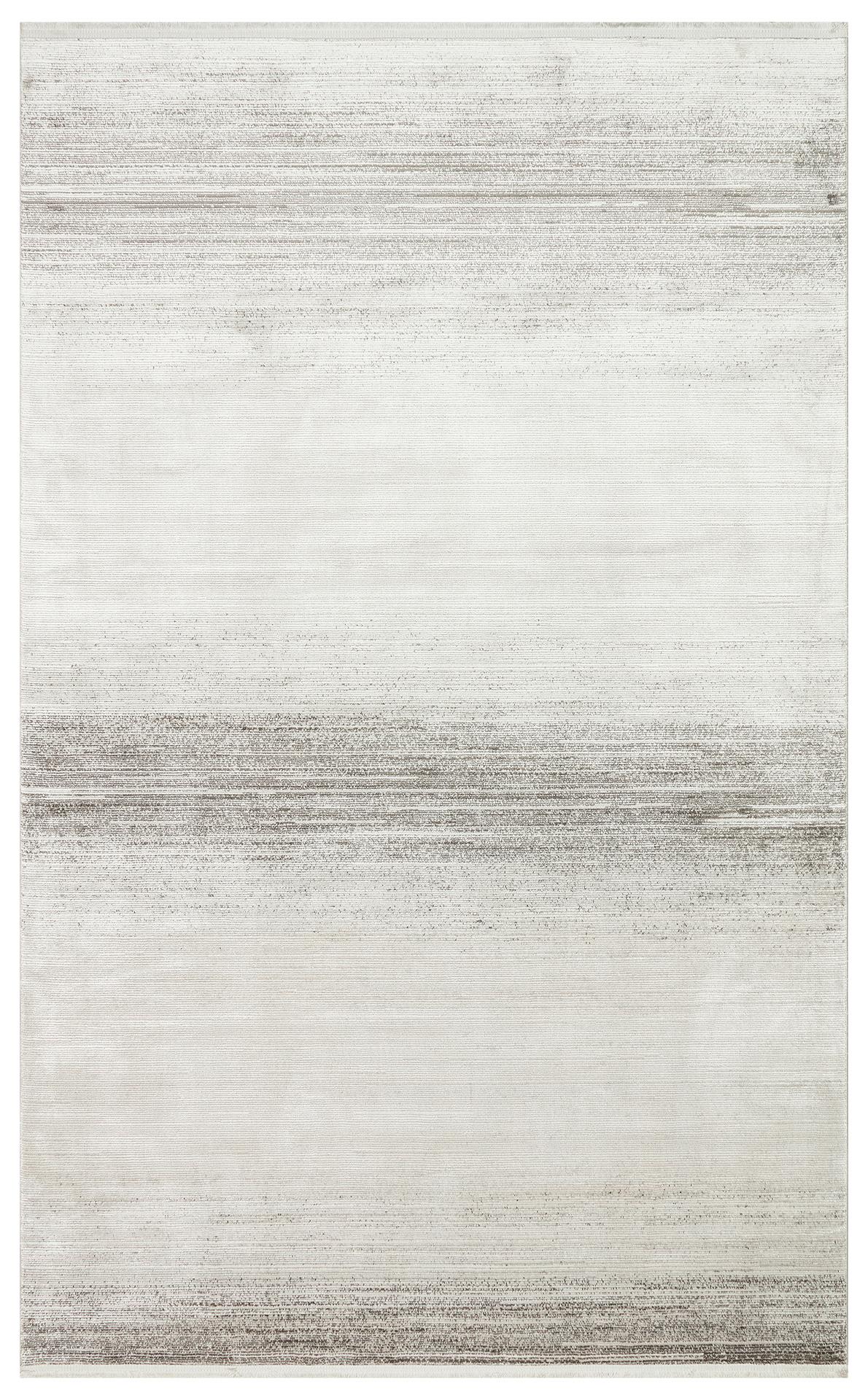 ROMA RM 01 CREAM GREY  Viskon ve Polyester ile Üretilen Şık Salon Halısı