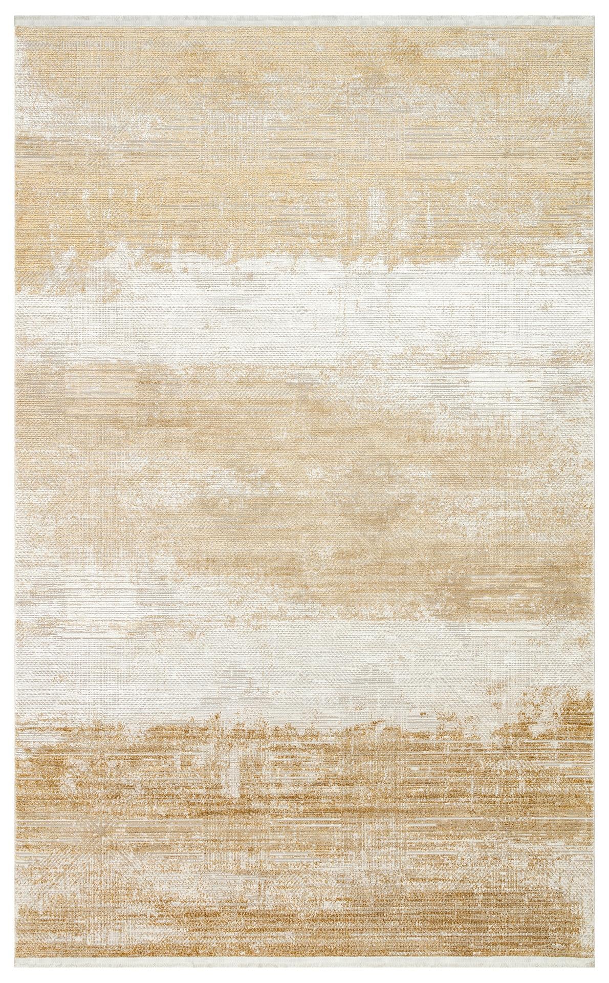 ROMA RM 02 CREAM TERRA  Viskon ve Polyester ile Üretilen Şık Salon Halısı